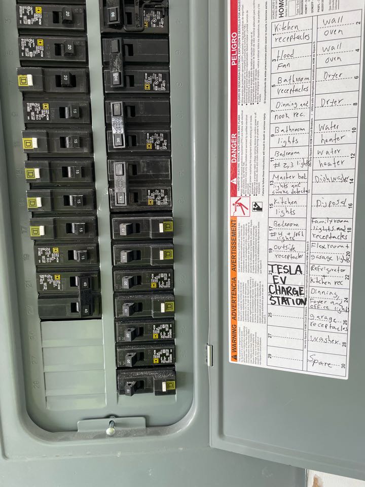 Another Tesla Level 2 charging station install in the Garner, NC area. Call Royal Electric today for your free EV charging station quote! 😁⚡️ Another Tesla Level 2 charging station install in the Garner, NC area. Call Royal Electric today for your free EV charging station quote! 😁⚡️