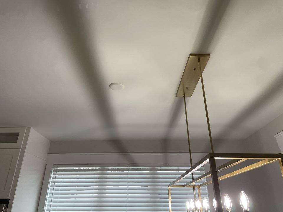 Royal Electric just completed a dining light replacement in Raleigh, NC. This customer wanted his dining light not only replaced, but also moved over about a foot to match the center of his new, bigger table. Call Royal electric today and schedule a free estimate! ⚡️⚡️