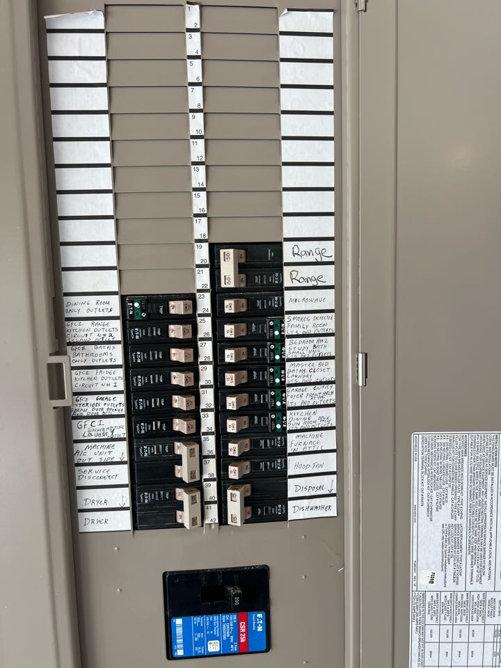 Came out to Install a Range/Stove circuit for our customer Kevin that will be going from gas to electric for his new Range. 