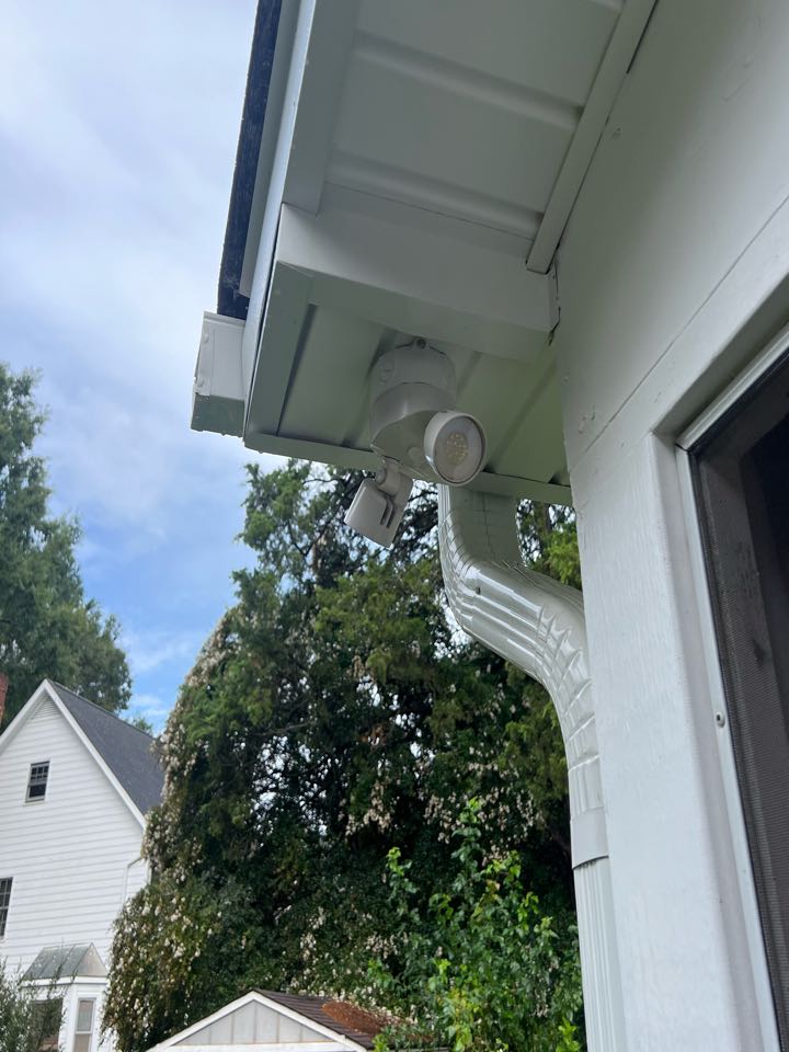 We came out to do some troubleshooting for Debbie today for a GFCI outlet that would not reset. Lastly we found that her flood light had tons of water in it, and her switch for that light was connected to the GFCI. We will be back to replace the light when she has purchased it. 