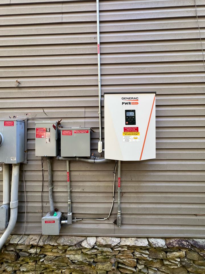 We came out to check on a Generac PWRcell solar system that had an error code. We went through the system to diagnose the code and checked all terminals for proper operation. 