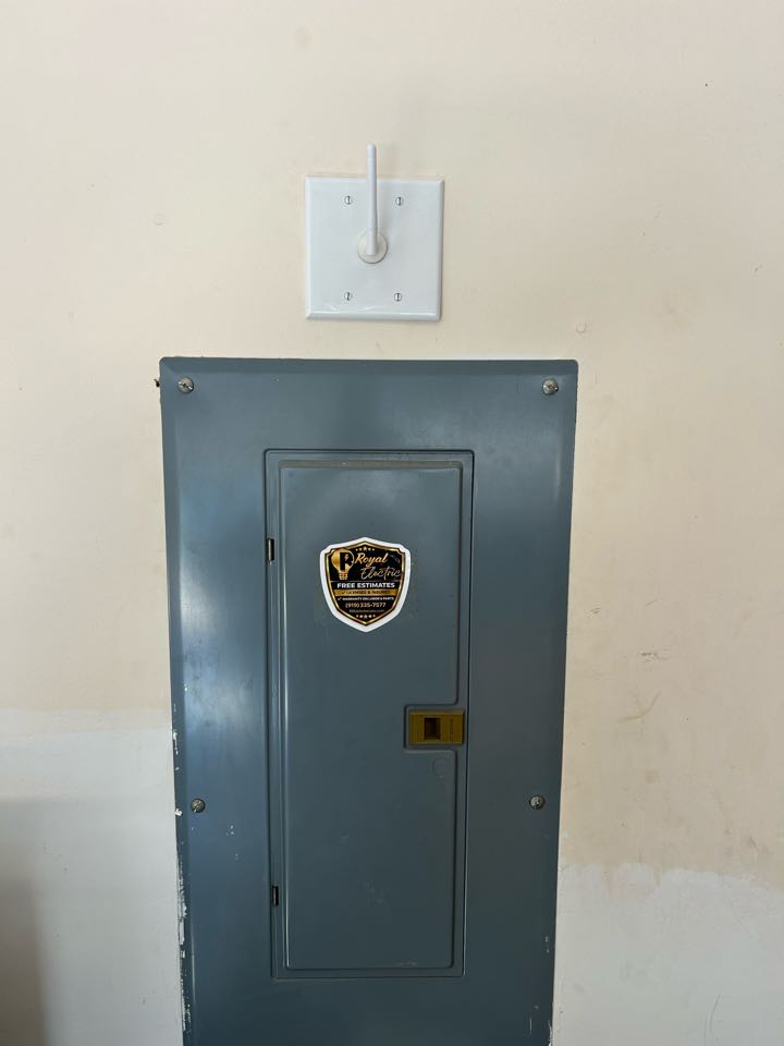 Home Monitor System in Raleigh, We installed a home monitor system so the customer can monitor the power coming into his home and the power getting distributed in his house after installing we helped the customer connect to the system and also made sure everything check out!