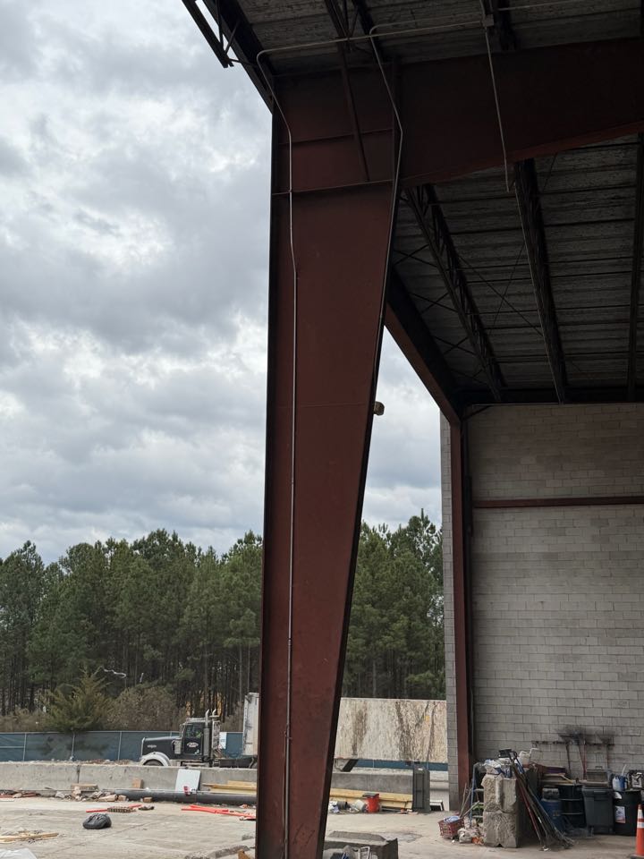 Tate called the Royal electric crew to Meridian Waste to repair some conduit and their panel