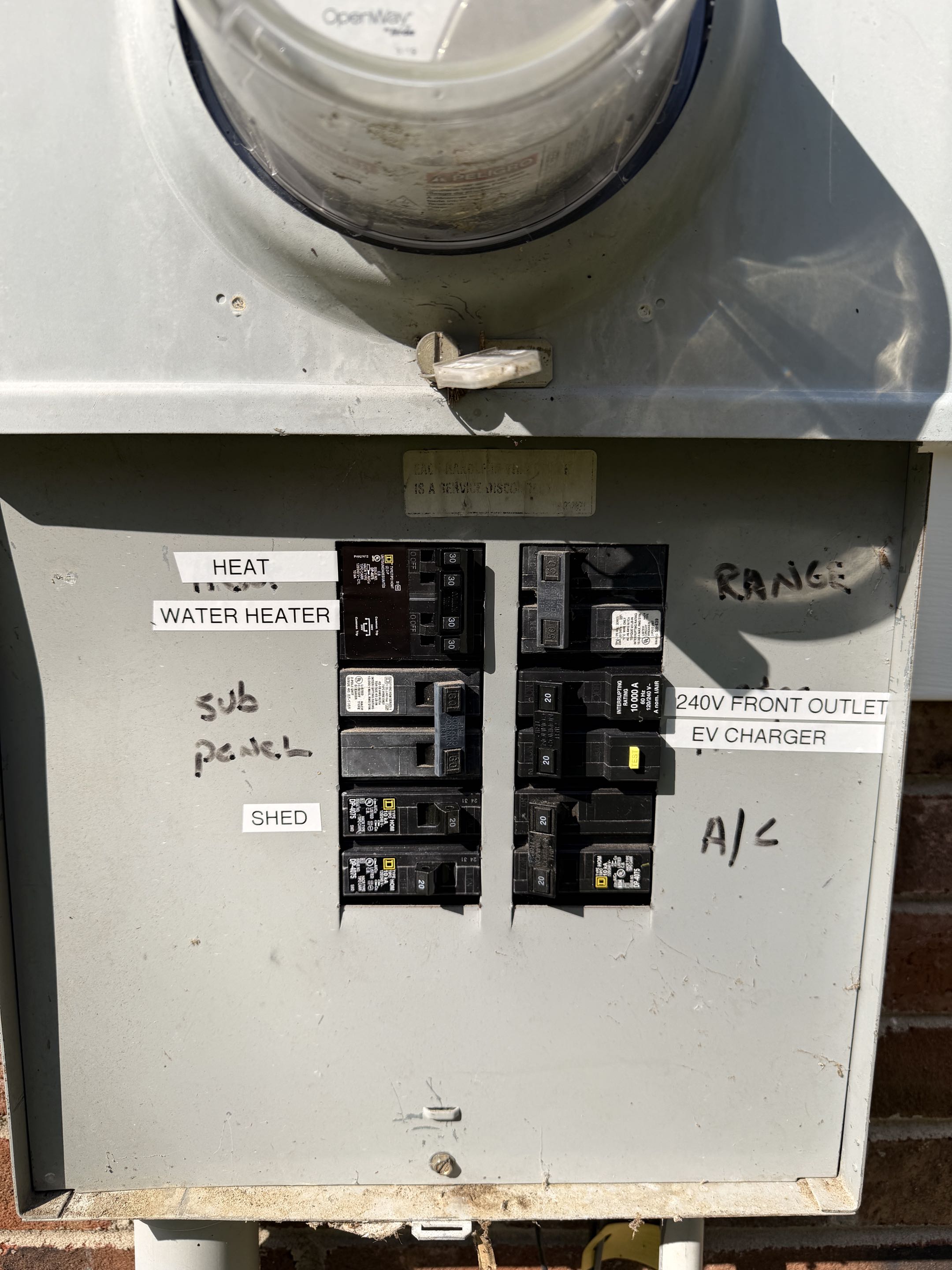 Mike called us out to install a dedicated circuit for his EV charger! 