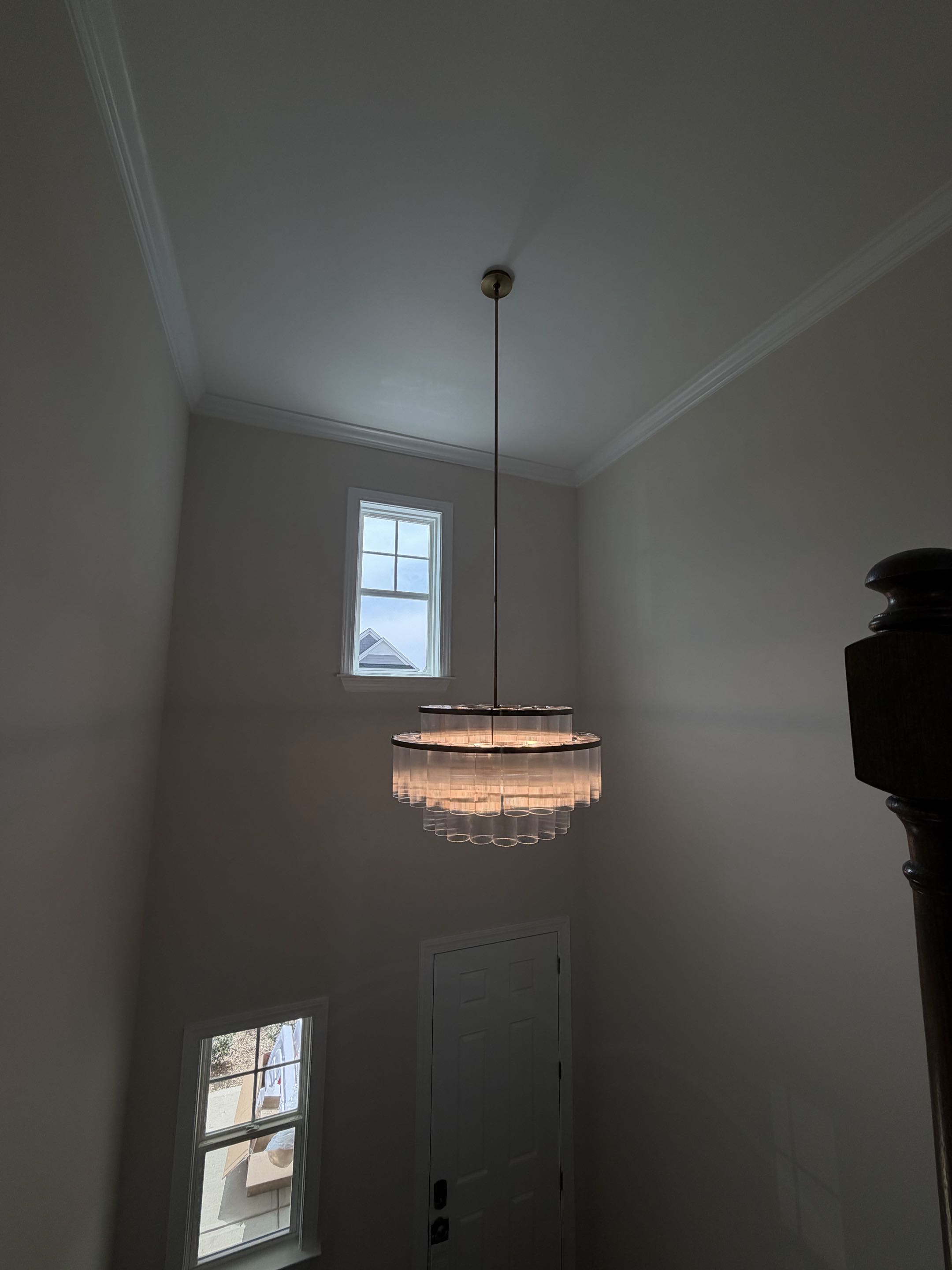 The Royal electric team came out to Ivan’s home to install new fixtures in their new home! 