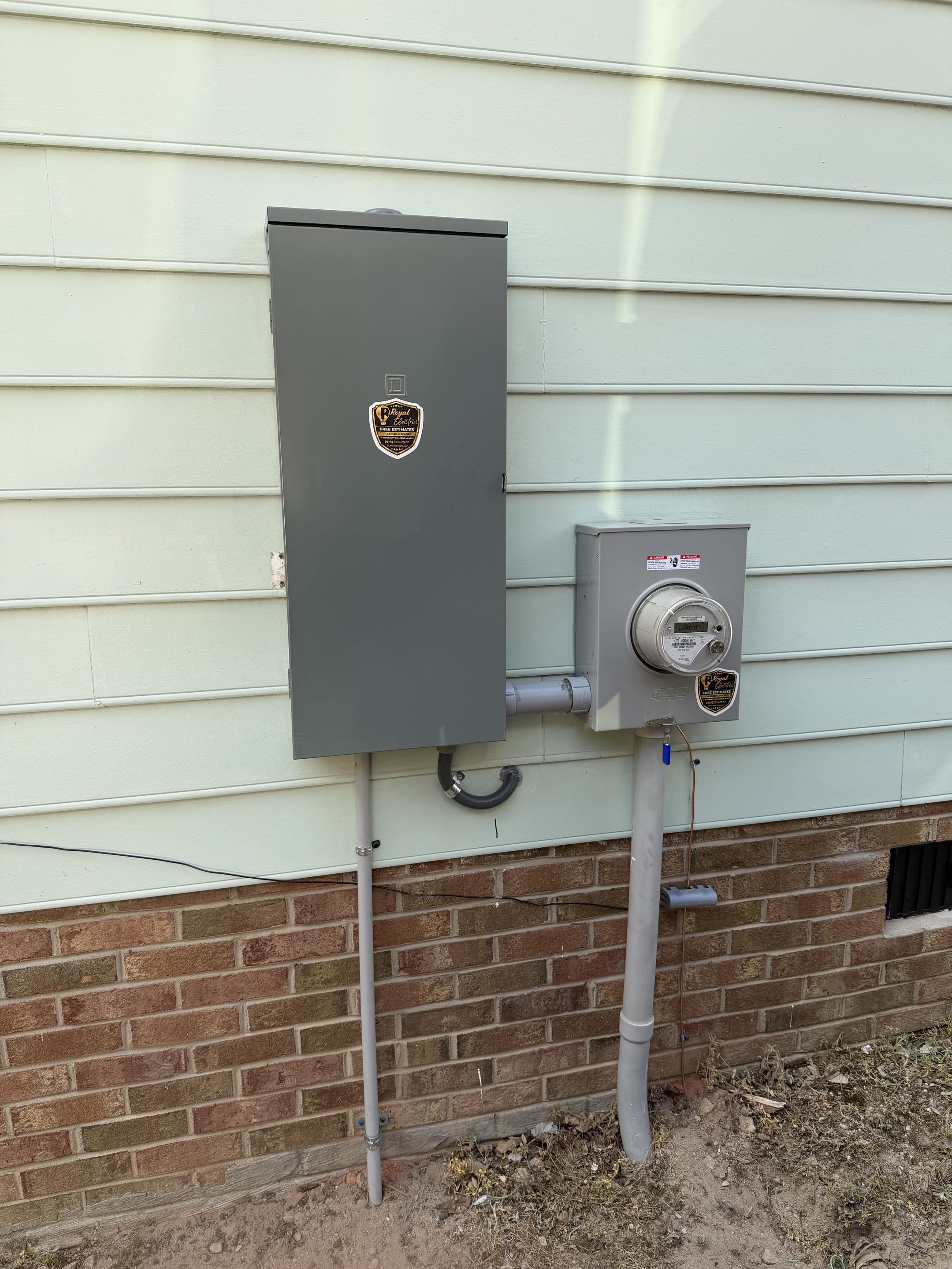 Greg Called the Royal Electric Team for a complete service upgrade! 