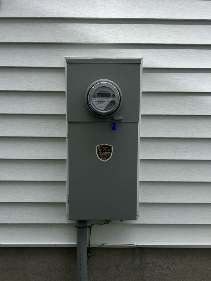 Customer contacted Royal Electric to their residence in Willow Springs, NC, specifically requesting the installation of two new outlets on their recently constructed back porch. During the initial consultation, the customer emphasized the need for a dedicated circuit to ensure reliable and safe power distribution for their intended use. In addition to the dedicated outlet, they also requested the installation of a second receptacle branching from the same circuit to provide added convenience and accessibility.
Upon completion, all installations were tested to verify proper operation and safety. The work area was cleaned, and the customer was given a walkthrough of the completed installation. The customer expressed a high level of satisfaction with both the quality of the workmanship and the professionalism of our team, and was very pleased with the final results. Customer contacted Royal Electric to their residence in Willow Springs, NC, specifically requesting the installation of two new outlets on their recently constructed back porch. During the initial consultation, the customer emphasized the need for a dedicated circuit to ensure reliable and safe power distribution for their intended use. In addition to the dedicated outlet, they also requested the installation of a second receptacle branching from the same circuit to provide added convenience and accessibility.
Upon completion, all installations were tested to verify proper operation and safety. The work area was cleaned, and the customer was given a walkthrough of the completed installation. The customer expressed a high level of satisfaction with both the quality of the workmanship and the professionalism of our team, and was very pleased with the final results.