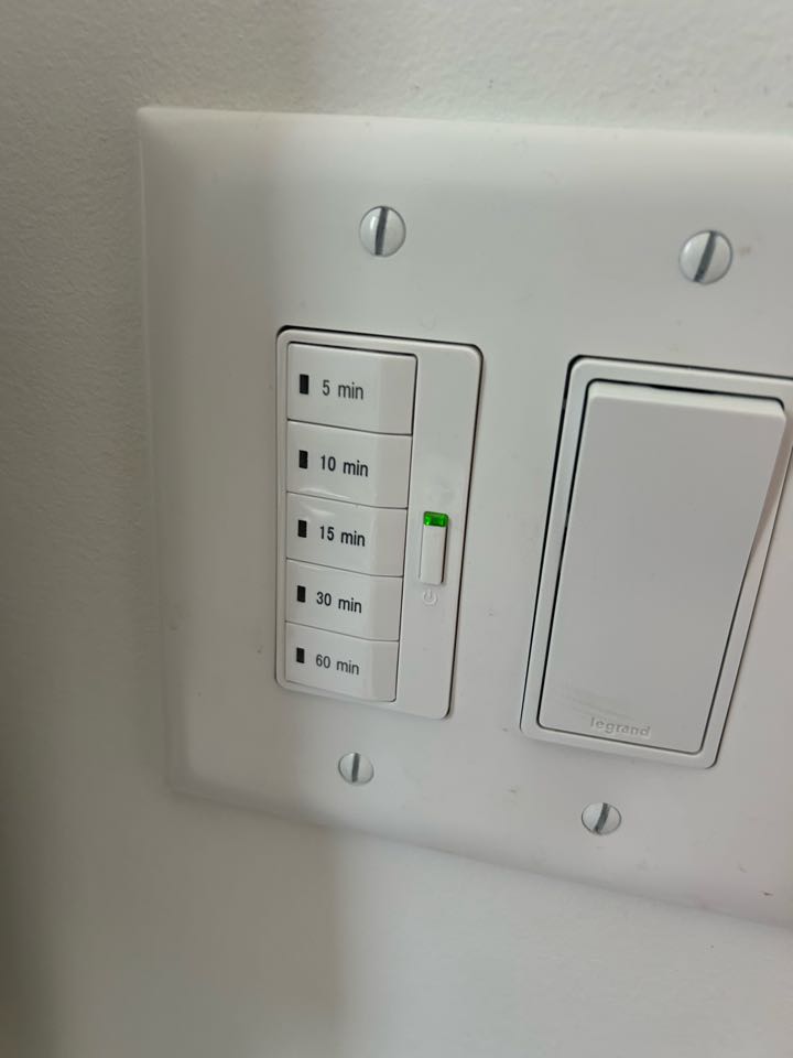Customer contacted Royal Electric Services to come to their residence in Raleigh, North Carolina. The scope of work included installing a new receptacle by adding it off of an existing circuit, as well as replacing a standard Decora-style switch with a timer switch to improve functionality and convenience.
Upon arrival, a thorough assessment was conducted to ensure the existing circuit could safely support the additional load. The new outlet was then professionally installed in compliance with all applicable electrical codes and standards, ensuring proper connections, secure mounting, and reliable operation. In addition, the existing Decora switch was carefully removed and replaced with a timer switch, with all wiring properly configured to ensure accurate and consistent performance.
All installations were tested to confirm proper operation and safety. The work area was cleaned upon completion, and the customer was provided with a brief walkthrough of the new installations. The custome Customer contacted Royal Electric Services to come to their residence in Raleigh, North Carolina. The scope of work included installing a new receptacle by adding it off of an existing circuit, as well as replacing a standard Decora-style switch with a timer switch to improve functionality and convenience.
Upon arrival, a thorough assessment was conducted to ensure the existing circuit could safely support the additional load. The new outlet was then professionally installed in compliance with all applicable electrical codes and standards, ensuring proper connections, secure mounting, and reliable operation. In addition, the existing Decora switch was carefully removed and replaced with a timer switch, with all wiring properly configured to ensure accurate and consistent performance.
All installations were tested to confirm proper operation and safety. The work area was cleaned upon completion, and the customer was provided with a brief walkthrough of the new installations. The custome