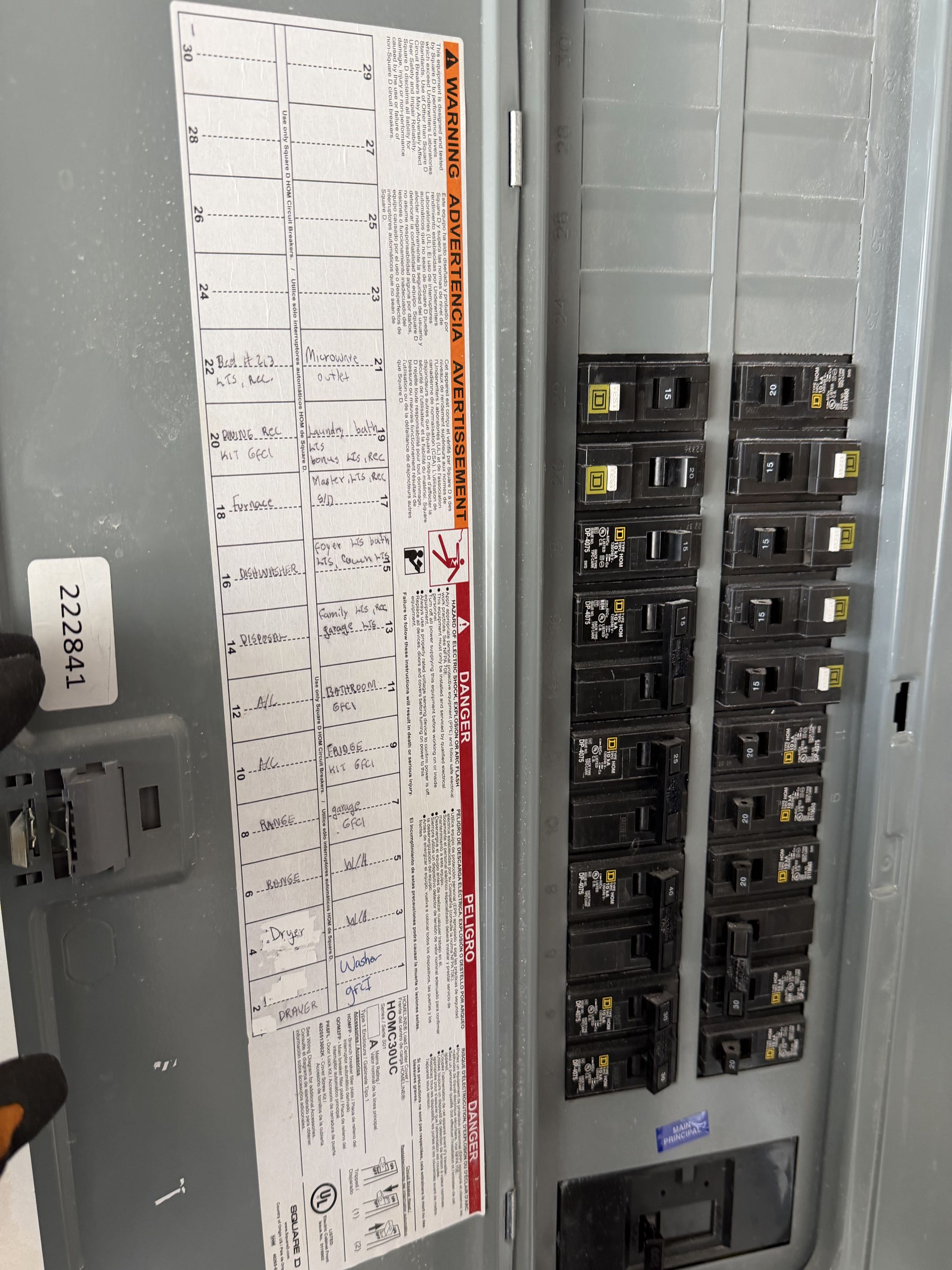 Chris Called the Royal Electric Team out to his home in Raleigh for an emergency call. They had a faulty Arc fault breaker that needed replacing. 