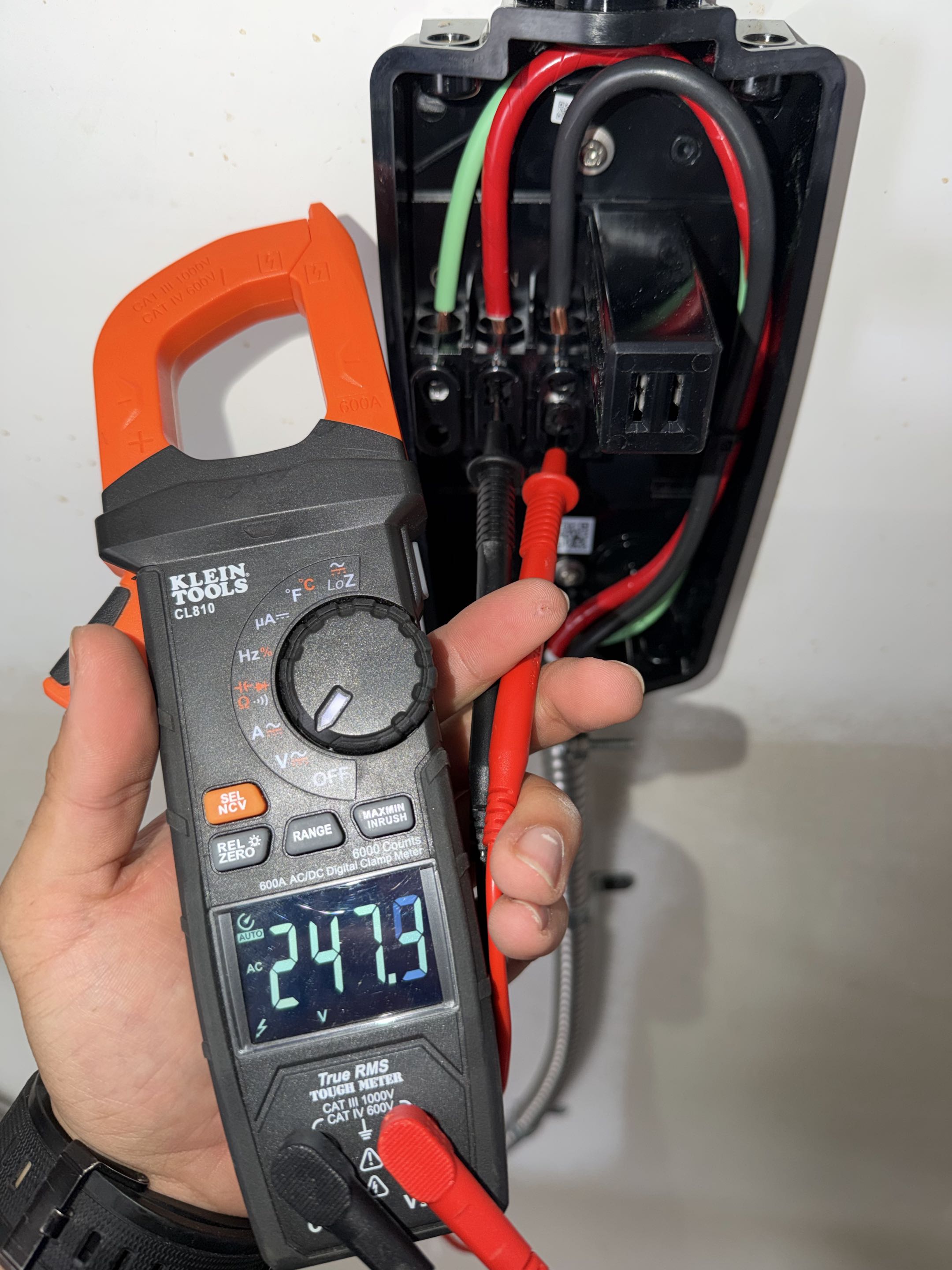 Rachel called the Royal electric Team to install a Tesla Universal Wall Connector! 