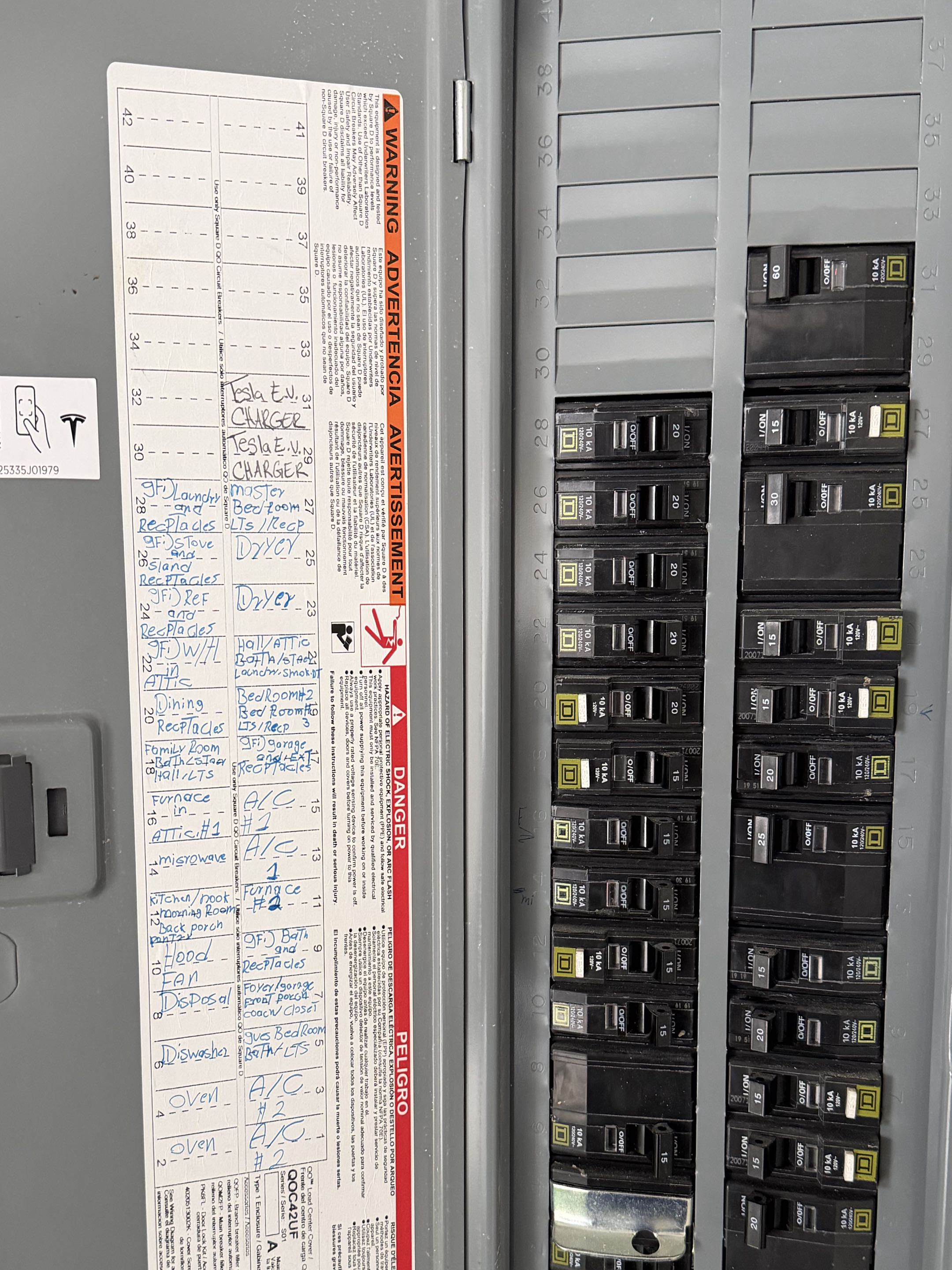 Rachel called the Royal electric Team to install a Tesla Universal Wall Connector! 