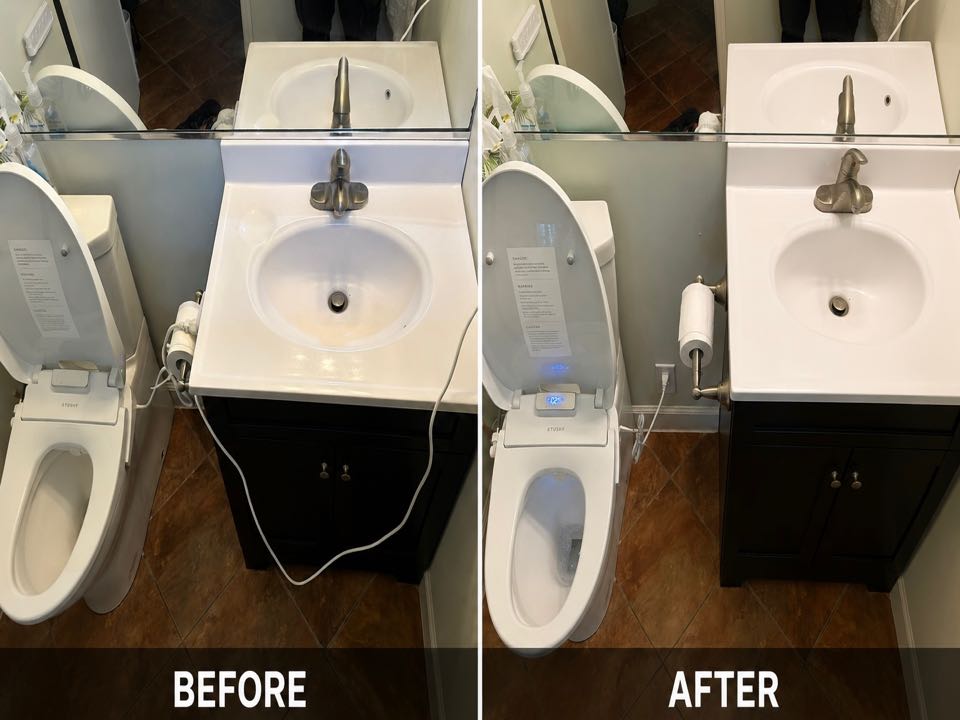 Another clean install by Royal Electric Services in the Cary area, Customer needed a new outlet installed for a bidet. We safely ran power, installed the new receptacle, and made sure everything was working properly and up to code. Customer was extremely happy to finally have a convenient power source right where they needed it. Another clean install by Royal Electric Services in the Cary area, Customer needed a new outlet installed for a bidet. We safely ran power, installed the new receptacle, and made sure everything was working properly and up to code. Customer was extremely happy to finally have a convenient power source right where they needed it.
