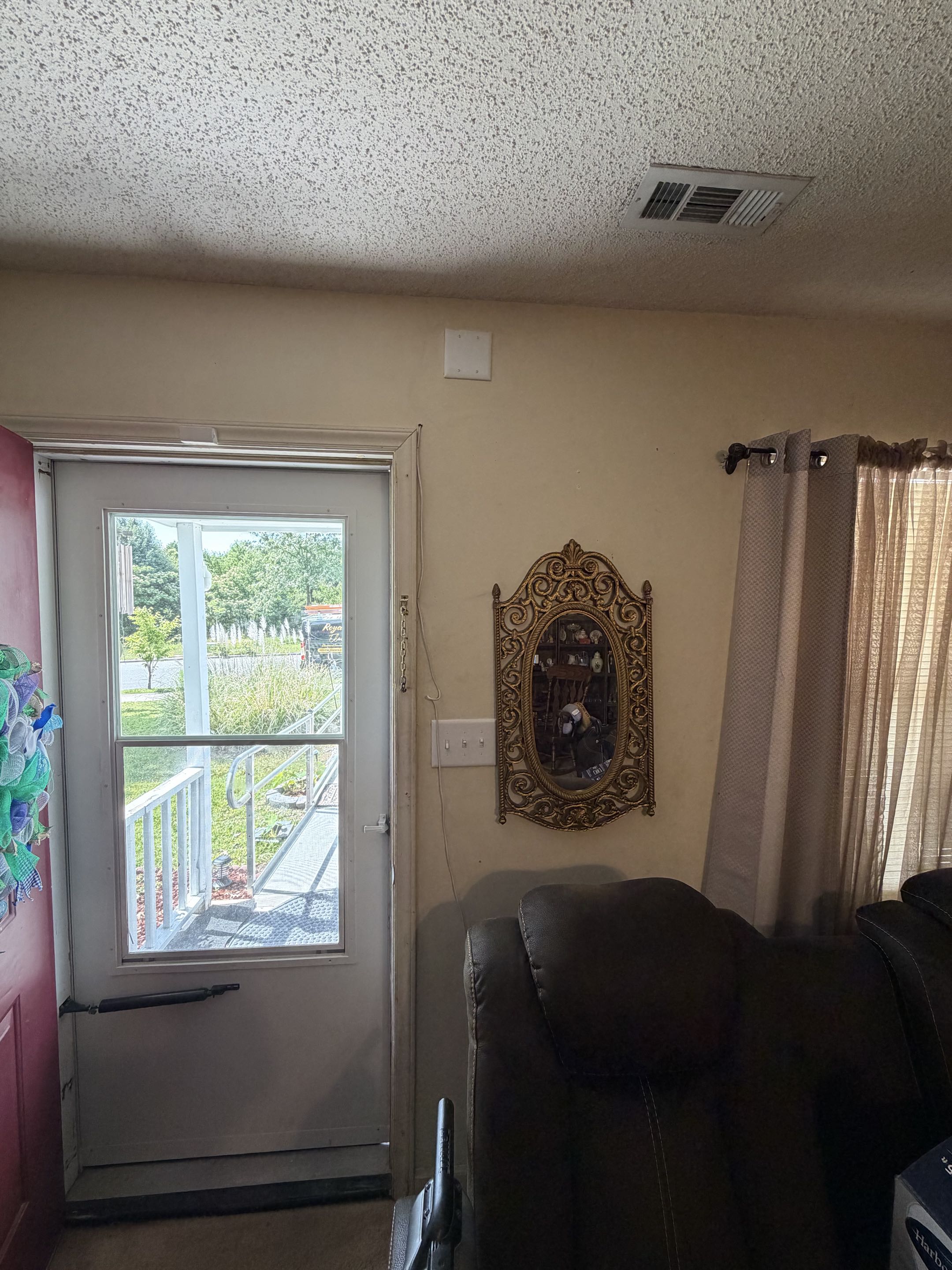 Donald call the Royal electric team to his mother’s home In Durham to install wiring for a ceiling Fan! 