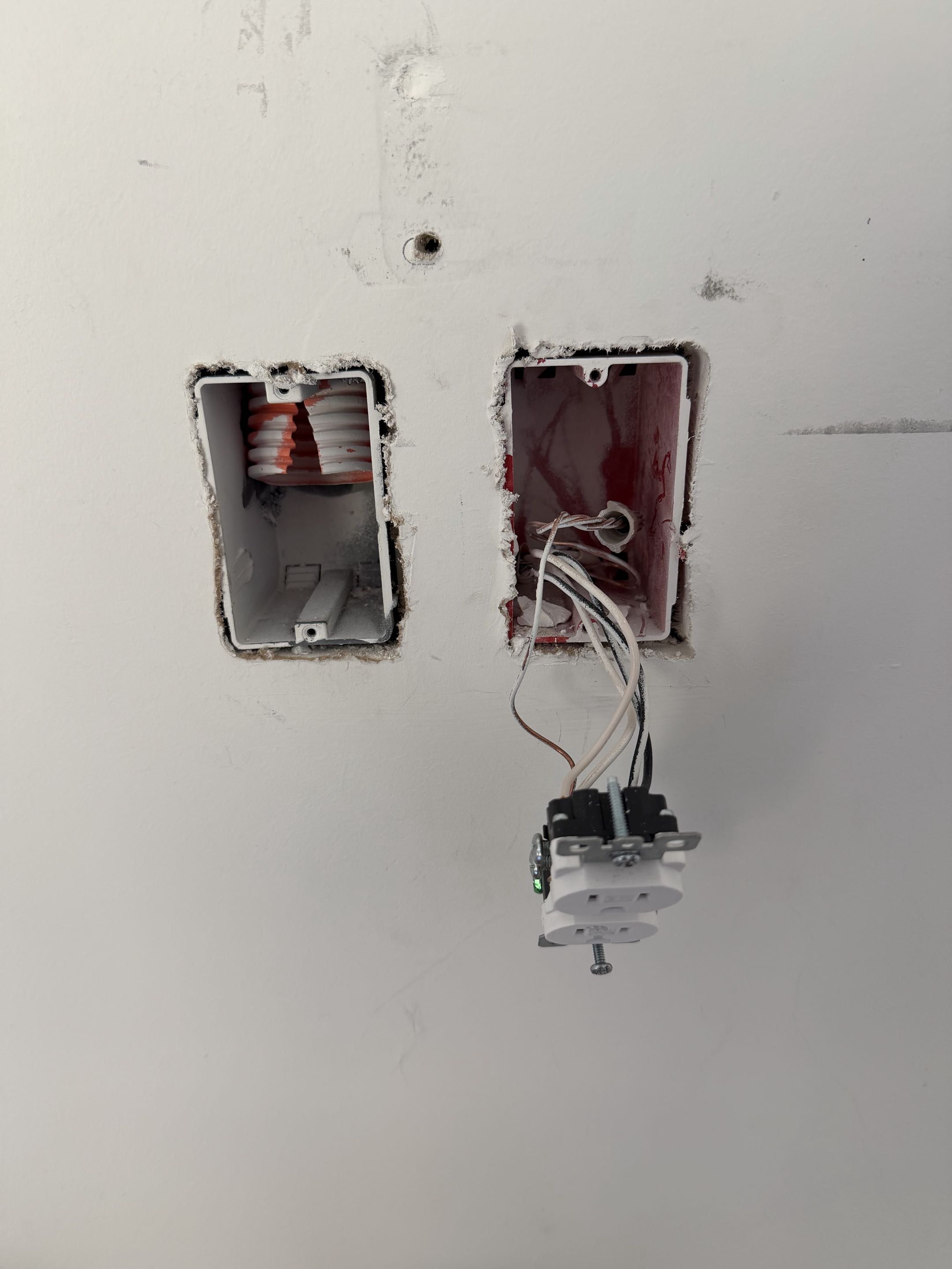 Adrianna Called the Royal electric team out to her home in Raleigh to remove an outlet so she can add stone above her fireplace! 