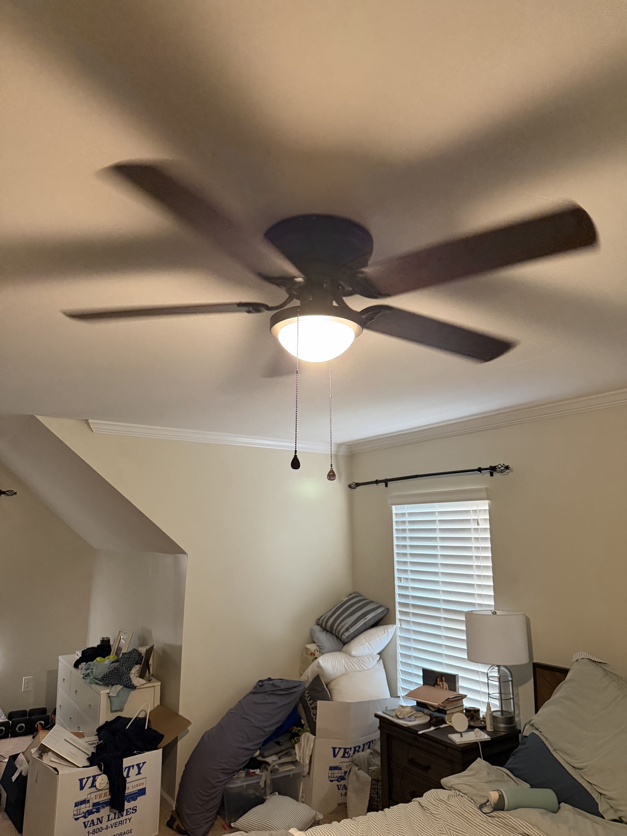 Wilad called the Royal Electric Team as an emergency call over to his rental property in Durham to take care of a ceiling fan replacement! Wilad called the Royal Electric Team as an emergency call over to his rental property in Durham to take care of a ceiling fan replacement!