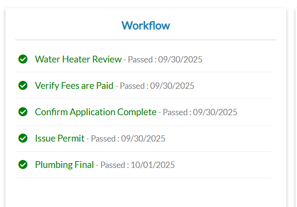 Home owner met inspector onsite and passed the final inspection. Emailed copy of inspection results.