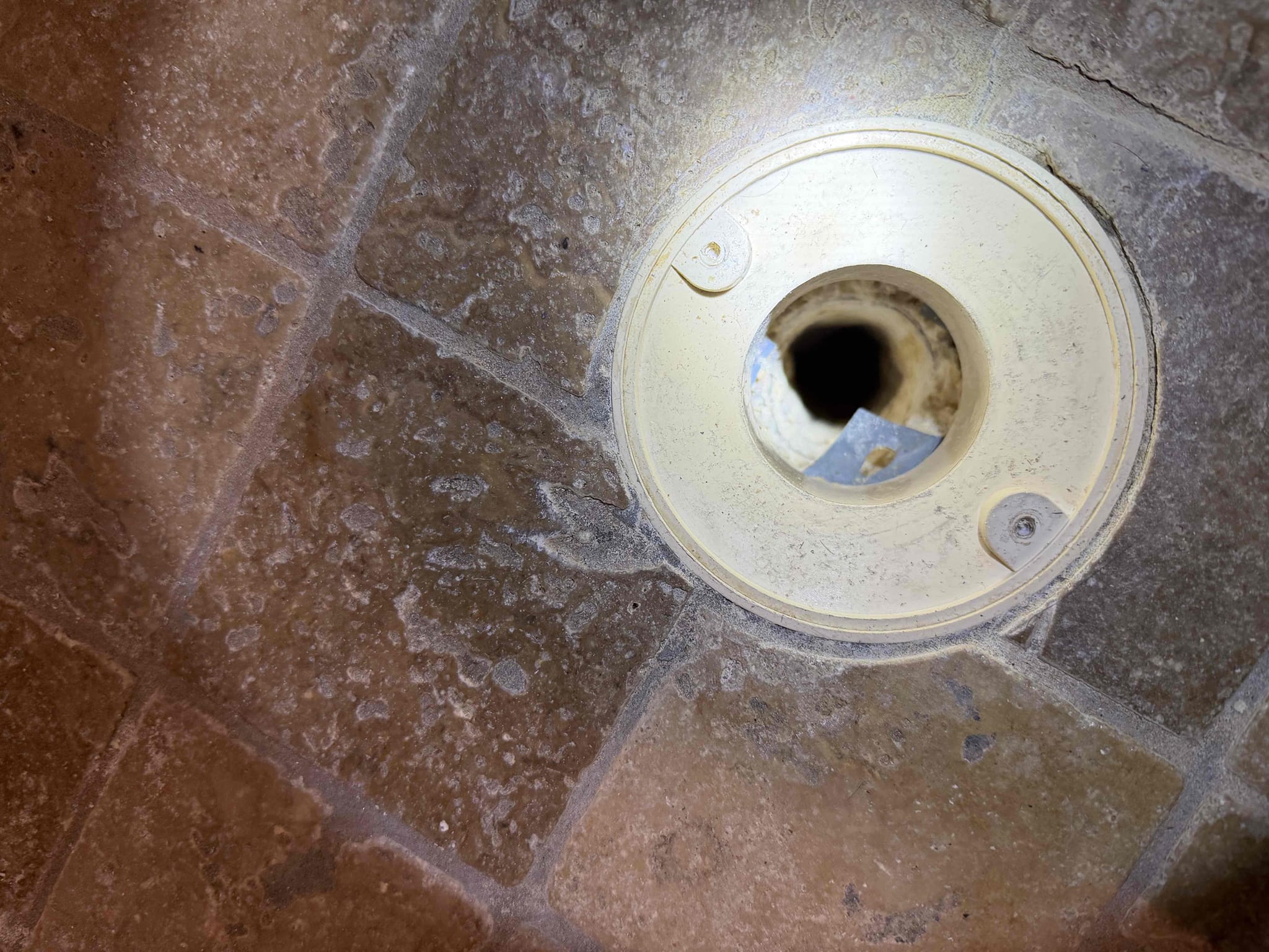 Attempt to restore flow to shower drain line using drain machine. No warranty on drain clear.  Attempt to restore flow to shower drain line using drain machine. No warranty on drain clear.