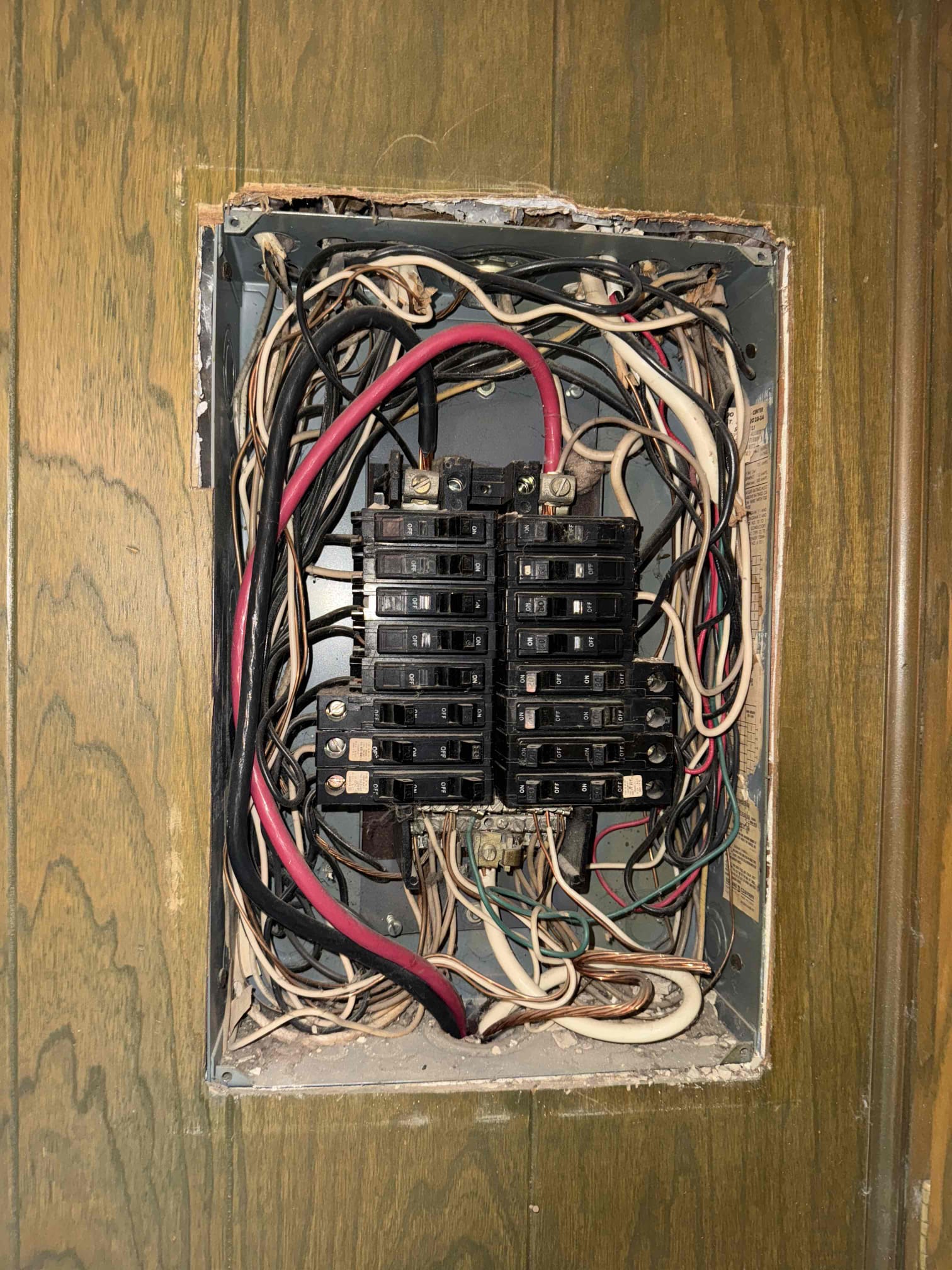 Customer had a bad washer plug that was stab locked and Explained to customer that the qo panel she had in Landry room was a hazard and wasn’t safe doing any work in panel, meaning I couldn’t replace the breaker to a gfci breaker. Instead put gfci outlet behind washer and showed customer how to reset it. Explained that the washer circuit is perfect with 120v and that there’s no issues with the circuit and that if it trips gfci then to call appliance guy back. 5 year warranty only the gfci outlet. We are not responsible for anything in panels. Declined quotes today on replacing/ fixing panel. 