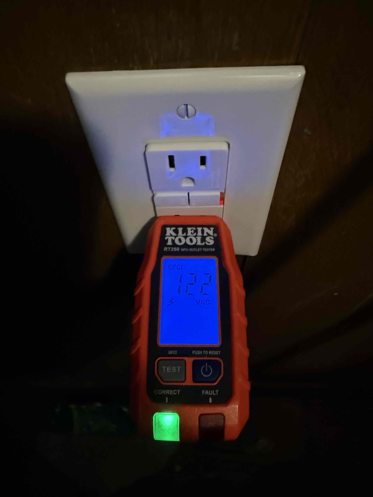 Customer had a bad washer plug that was stab locked and Explained to customer that the qo panel she had in Landry room was a hazard and wasn’t safe doing any work in panel, meaning I couldn’t replace the breaker to a gfci breaker. Instead put gfci outlet behind washer and showed customer how to reset it. Explained that the washer circuit is perfect with 120v and that there’s no issues with the circuit and that if it trips gfci then to call appliance guy back. 5 year warranty only the gfci outlet. We are not responsible for anything in panels. Declined quotes today on replacing/ fixing panel. 