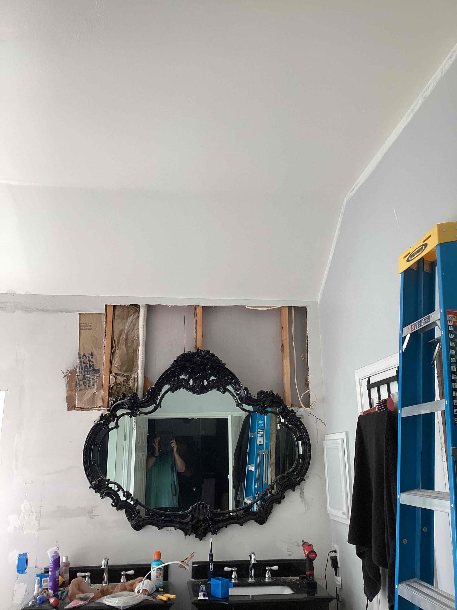 Arrived to look at installation of two vanity light boxes. We had come out previously to quote rerouting the switch leg and the homeowner has do so themself so now just needs the two boxes installed with wire between. Provided quote which is good for thirty days.
