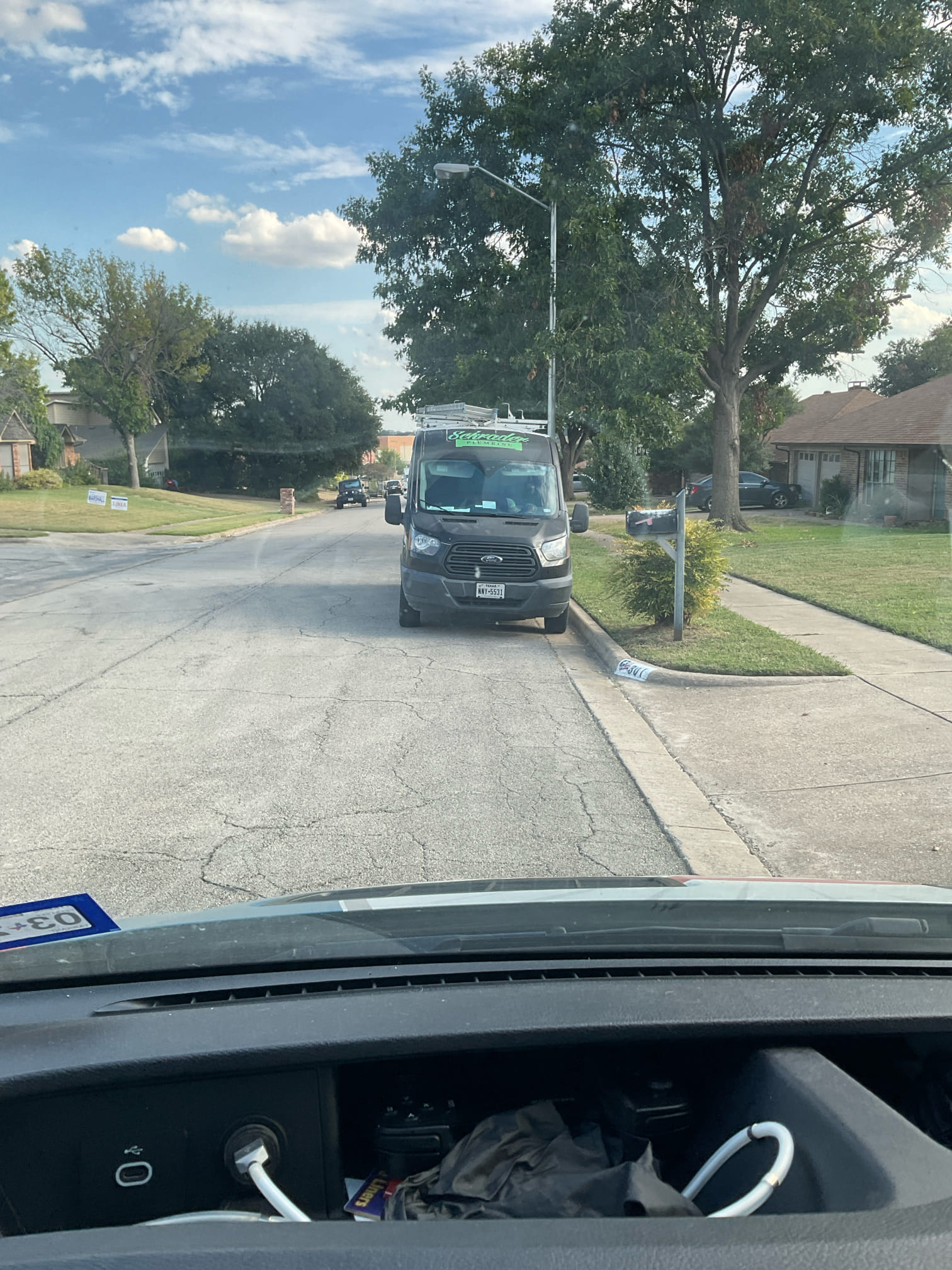 Customer already had plumbers doing the job 

Cancelled **