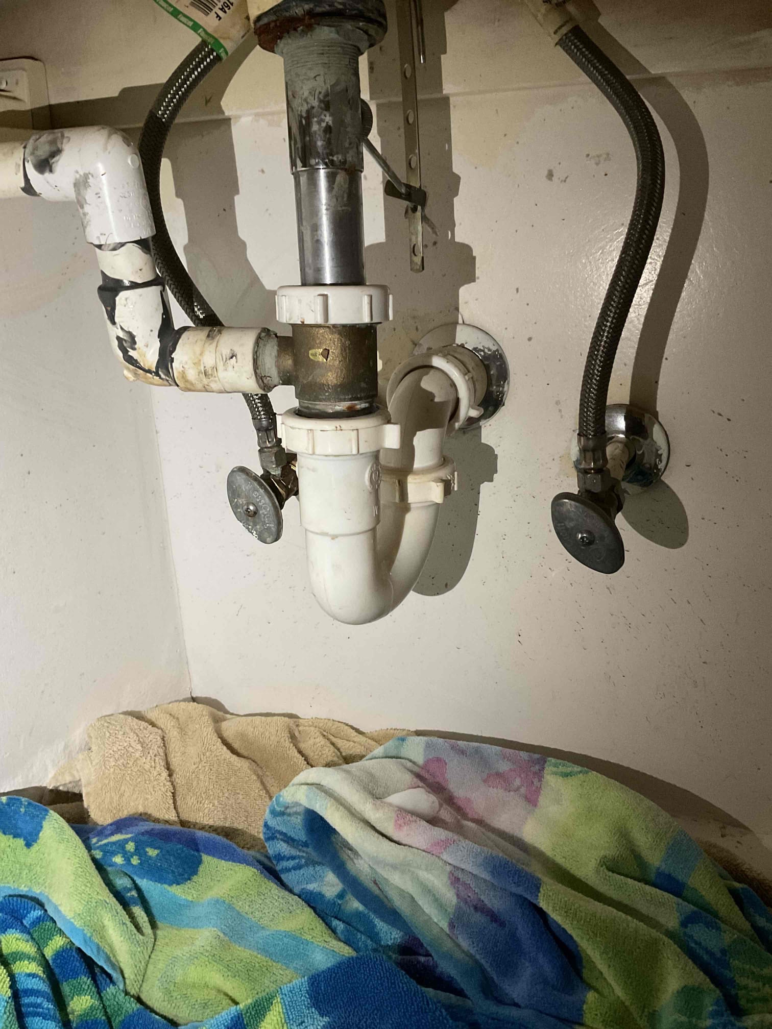 - attempt to restore flow to on daughter bathroom upstairs on left hand side of stairs.

** if bigger issues are noted additional diagnostic will be required **

Successfully restored flow to sink drain connected P-trap back together and tested work. No leaks and drain is working.

Customer understands there are no warranties on drain restores or connections to ptrap.