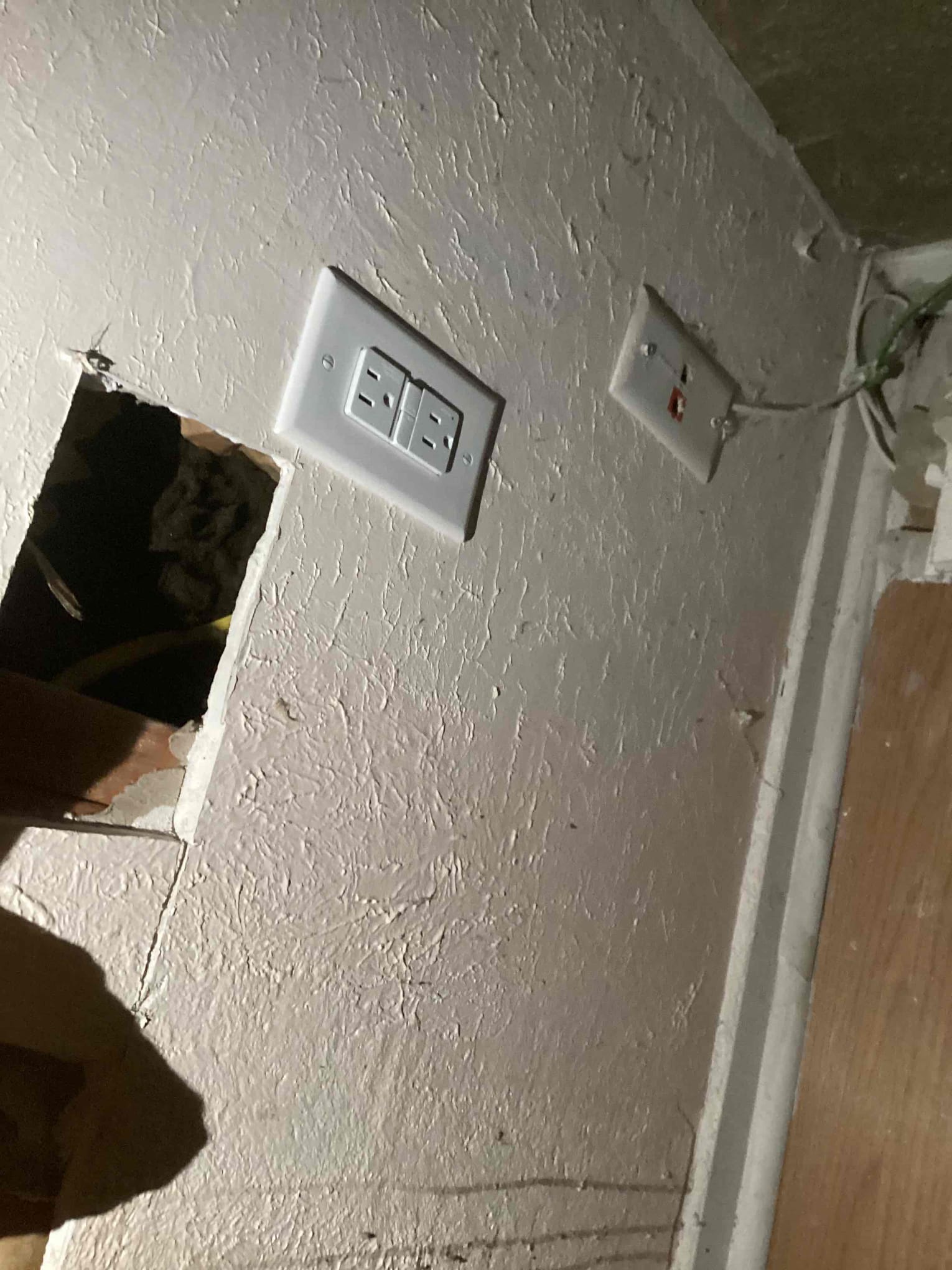 Ran power to water filtration system under sink added Gfci outlet behind wall in order for I to be accessible. Replaced a dimmer in dining room also replaced switch for living room ceiling fan. Walked customer thru work made sure he was 100% happy and satisfied with today’s service.