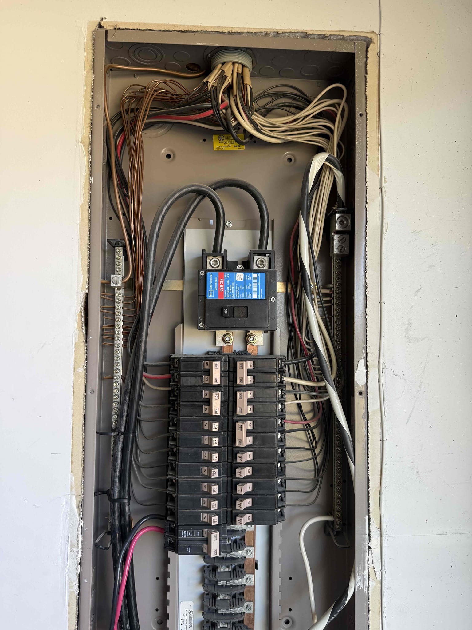 Replaced a four wire dryer prong to a three wire dryer prong customer supplied. Tested voltage and plug and everything was fine and also ran dryer with a towel and it dried and warmed it up. Warranty only on the labor, but not the cord or the plug.