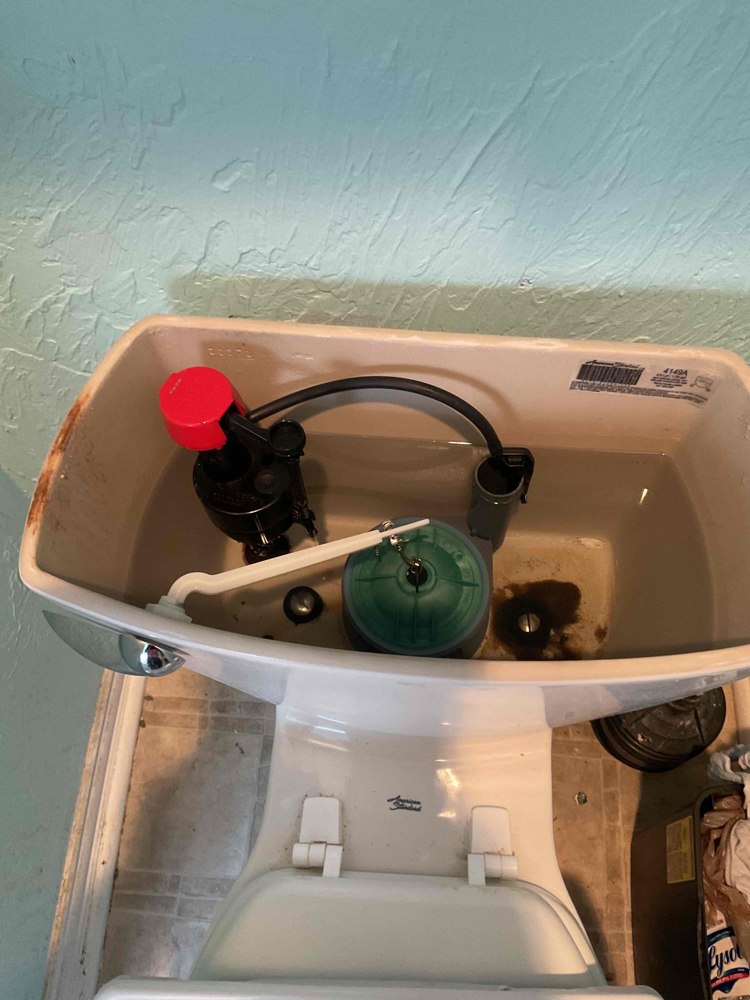 Replaced fill valve on master bath toilet, replace emergency shutoff and water supply line. Replace emergency shutoff in hall bathroom with broken handle(hot side, did not Repalce supply line). Disconnected ptrap underneath kitchen sink and attempt to restore flow to drain. Found that disposal was bad and replaced it with a 1/2 hp badger. Repalce a few tubular drain components around disposal. 
5 year parts and labor warranty. 