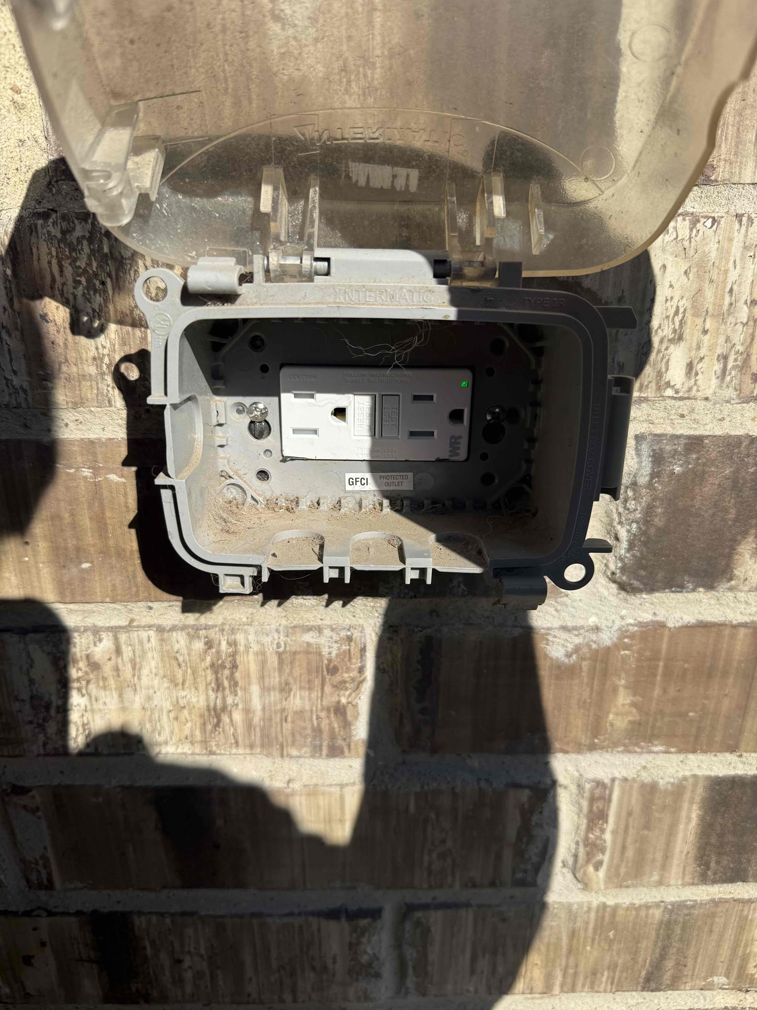 Arrived on site and the customer stated that the outdoor outlets and restroom outlets were not working. Upon inspection, found that in one of the hall bathrooms, the outlet tripped the GFCI whenever a load was applied. Opened the outlet and discovered the wiring was touching, causing the GFCI to trip. Replaced the faulty outlet with a new one.

Also found two faulty GFCI outlets—one in the backyard and one near the AC unit. Replaced both with new GFCIs.

The customer was informed that all work, labor, and materials are covered under a five-year warranty. The customer was 100% satisfied with today’s visit.