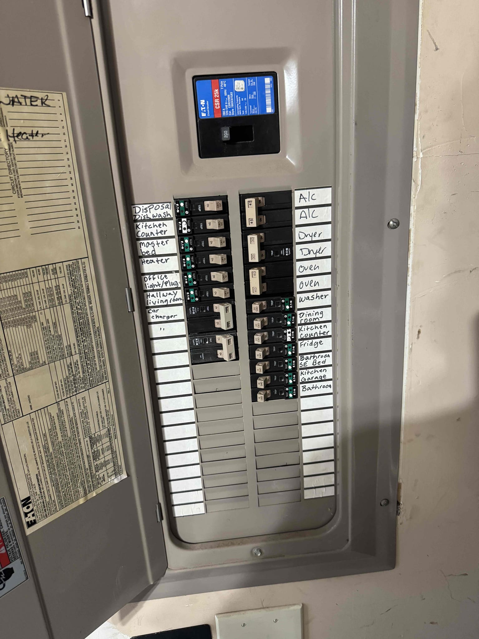Customer says when he unplugged his surge strip, he got shocked by it and the power kept shocking him on his surge strip. 
Perform panel tune up (separate grounds and neutrals), install grounding system for ATS and remove from garage panel - free (ground rod and cold water bond), install whole home surge protector - 108k amps protection (lifetime warranty), install AFCI protection for all required circuits, replace all outlets through the home with TR outlets 