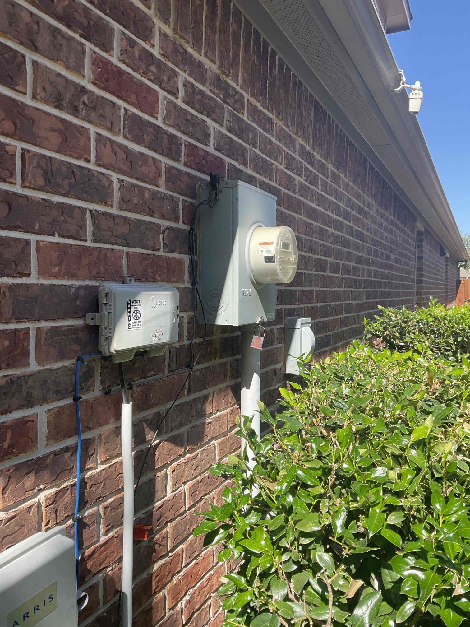 Arrived on-site, and the customer requested the installation of two Ring cameras on the exterior front yard facing the lawn. Completed a full circuit extension of approximately 10 feet and installed a light fixture for the Ring Floodlight Camera located above the garage. Also provided a lighting solution for the second Ring camera mounted on the far-left side of the house under the eave, which operates via a solar panel and required no additional wiring. Discussed and provided solutions for adding whole-home surge protection and replacing aging AFCI breakers that are due for an upgrade. The customer expressed full satisfaction with today’s visit and acknowledged the five-year warranty covering the wiring and connections between the attic light and the Ring Floodlight. Also emailed customer GoodLeap application for financing (12month no interest no monthly payment). Arrived on-site, and the customer requested the installation of two Ring cameras on the exterior front yard facing the lawn. Completed a full circuit extension of approximately 10 feet and installed a light fixture for the Ring Floodlight Camera located above the garage. Also provided a lighting solution for the second Ring camera mounted on the far-left side of the house under the eave, which operates via a solar panel and required no additional wiring. Discussed and provided solutions for adding whole-home surge protection and replacing aging AFCI breakers that are due for an upgrade. The customer expressed full satisfaction with today’s visit and acknowledged the five-year warranty covering the wiring and connections between the attic light and the Ring Floodlight. Also emailed customer GoodLeap application for financing (12month no interest no monthly payment).