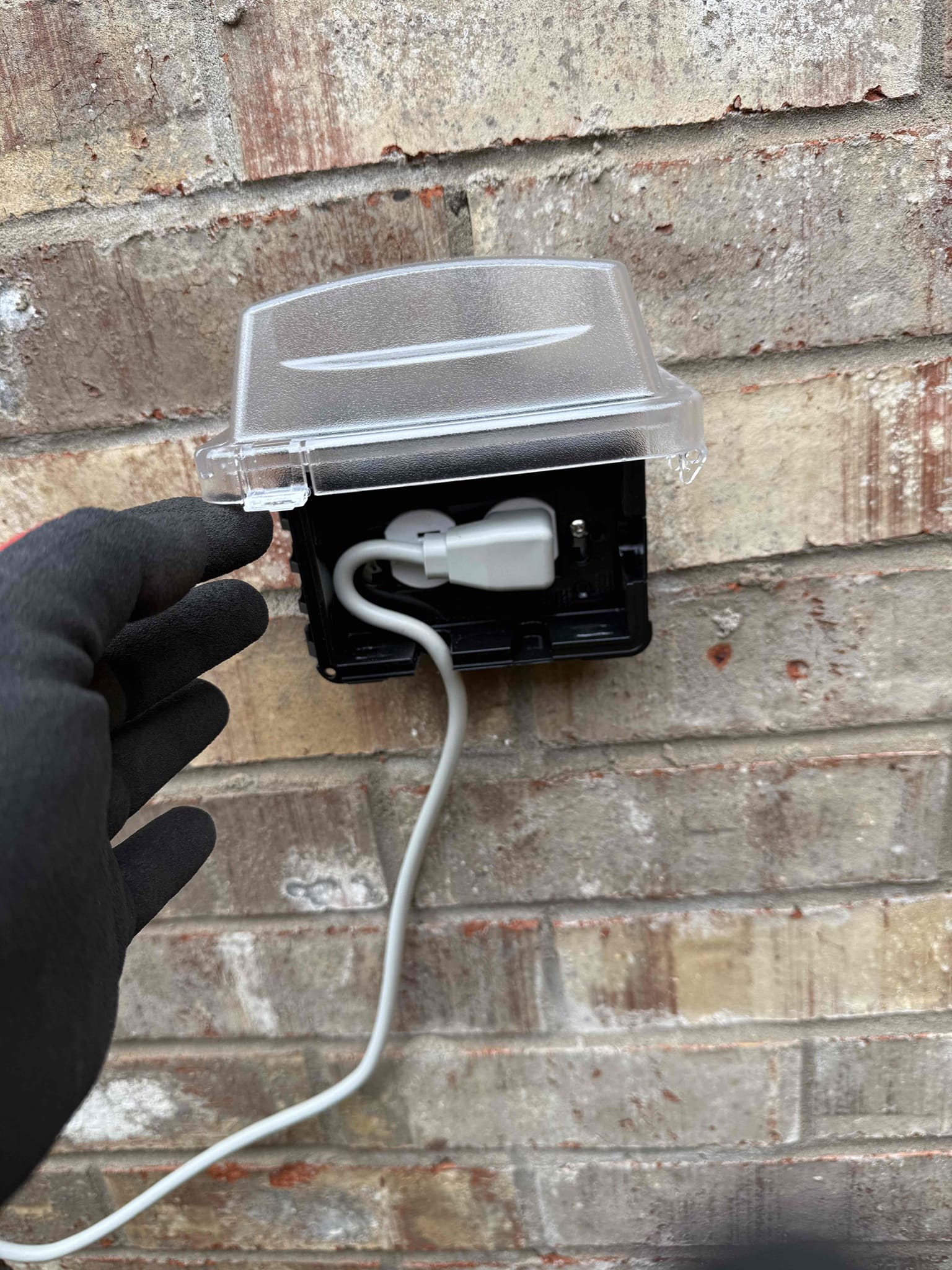 Arrived to troubleshoot the outdoor gfci circuit that controls the sprinklers as it is tripping every couple days. Through my investigation I found that the outside outlets in the circuit were all severely corroded causing the circuit to trip under load. Removed the bad devices and installed all new outlets covers and silicone seals to prevent water from getting inside the new devices. Also replace the original gfci as it has been damaged due to tripping multiple times. Arrived to troubleshoot the outdoor gfci circuit that controls the sprinklers as it is tripping every couple days. Through my investigation I found that the outside outlets in the circuit were all severely corroded causing the circuit to trip under load. Removed the bad devices and installed all new outlets covers and silicone seals to prevent water from getting inside the new devices. Also replace the original gfci as it has been damaged due to tripping multiple times.