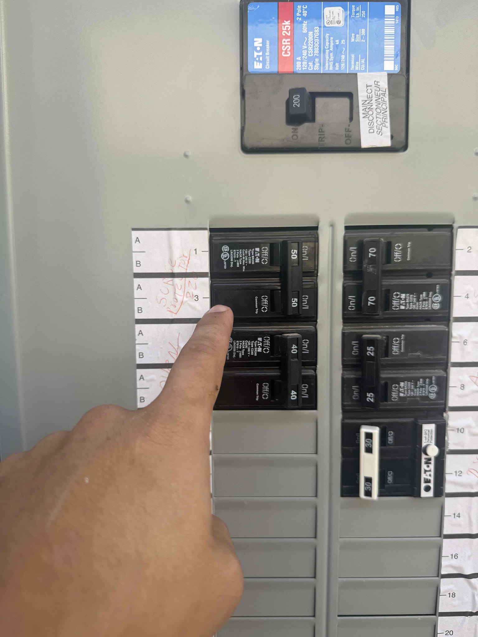 Arrived on job site. The customer stated that he wanted a few installations and repairs completed. First, he requested that a GFCI outlet be installed to replace the regular outlet near the toilet in the master restroom, which was previously used for a bidet. He also wanted a back-to-back outlet added inside the closet to charge a vacuum. Additionally, the customer mentioned that the existing surge protector in his panel was outdated and only rated for 10,000 amps. We’ll be upgrading it to an Ultra Home Surge Protector, which comes with a lifetime warranty and provides protection up to 108,000 amps.

The customer was 100% happy and satisfied with today’s visit. Our installers will be returning later today to complete the work, which includes installing the Whole Home Surge Protector, adding the back-to-back outlet, and replacing the existing outlet in the master restroom with a GFCI. The customer understands that the Whole Home Surge Protector includes a lifetime warranty, while the re