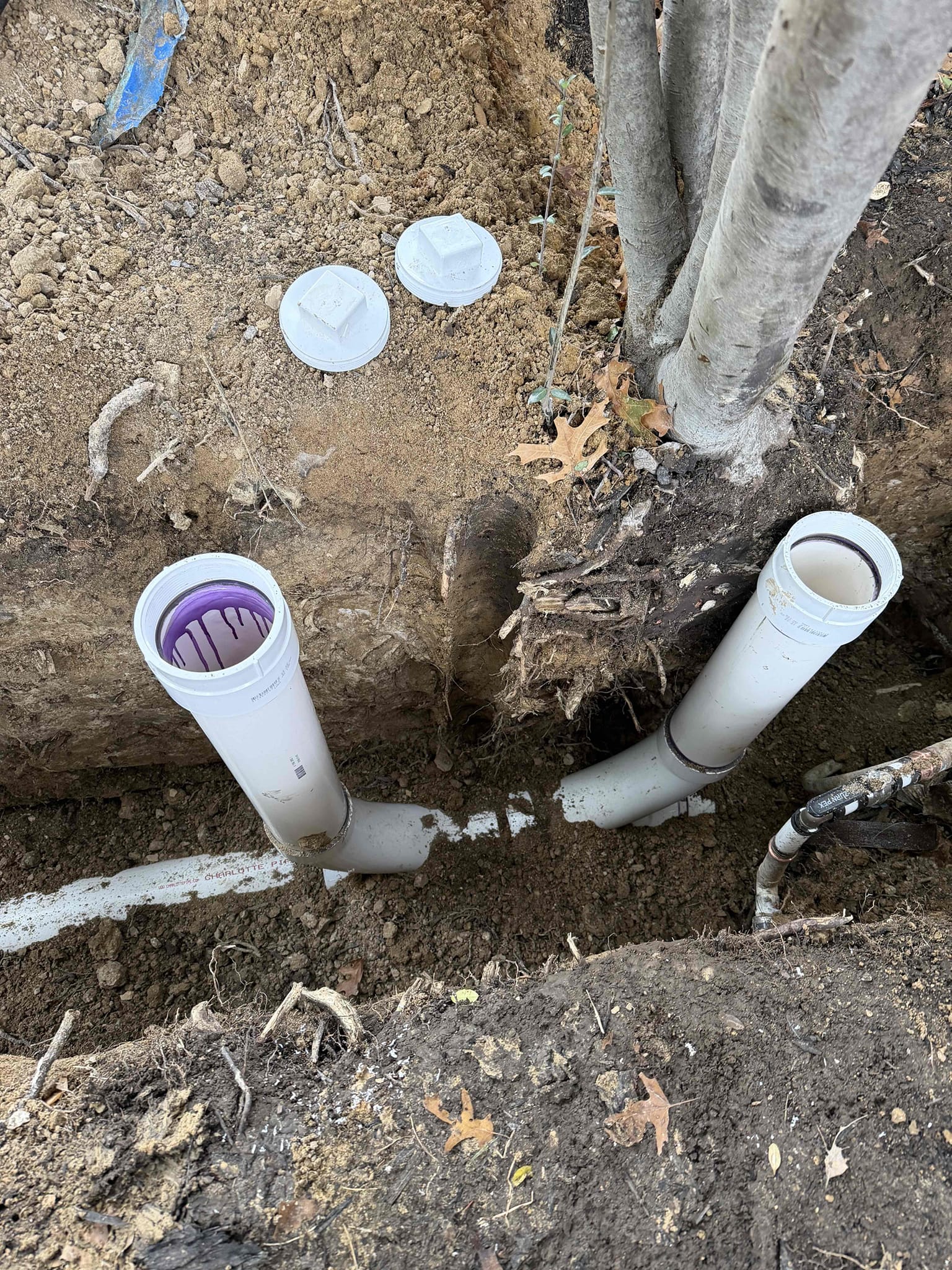 Met onsite with city inspector and passed the final inspection. Customer preference of dirt mounded and backfill should begin sometime in the next two days. Met onsite with city inspector and passed the final inspection. Customer preference of dirt mounded and backfill should begin sometime in the next two days.