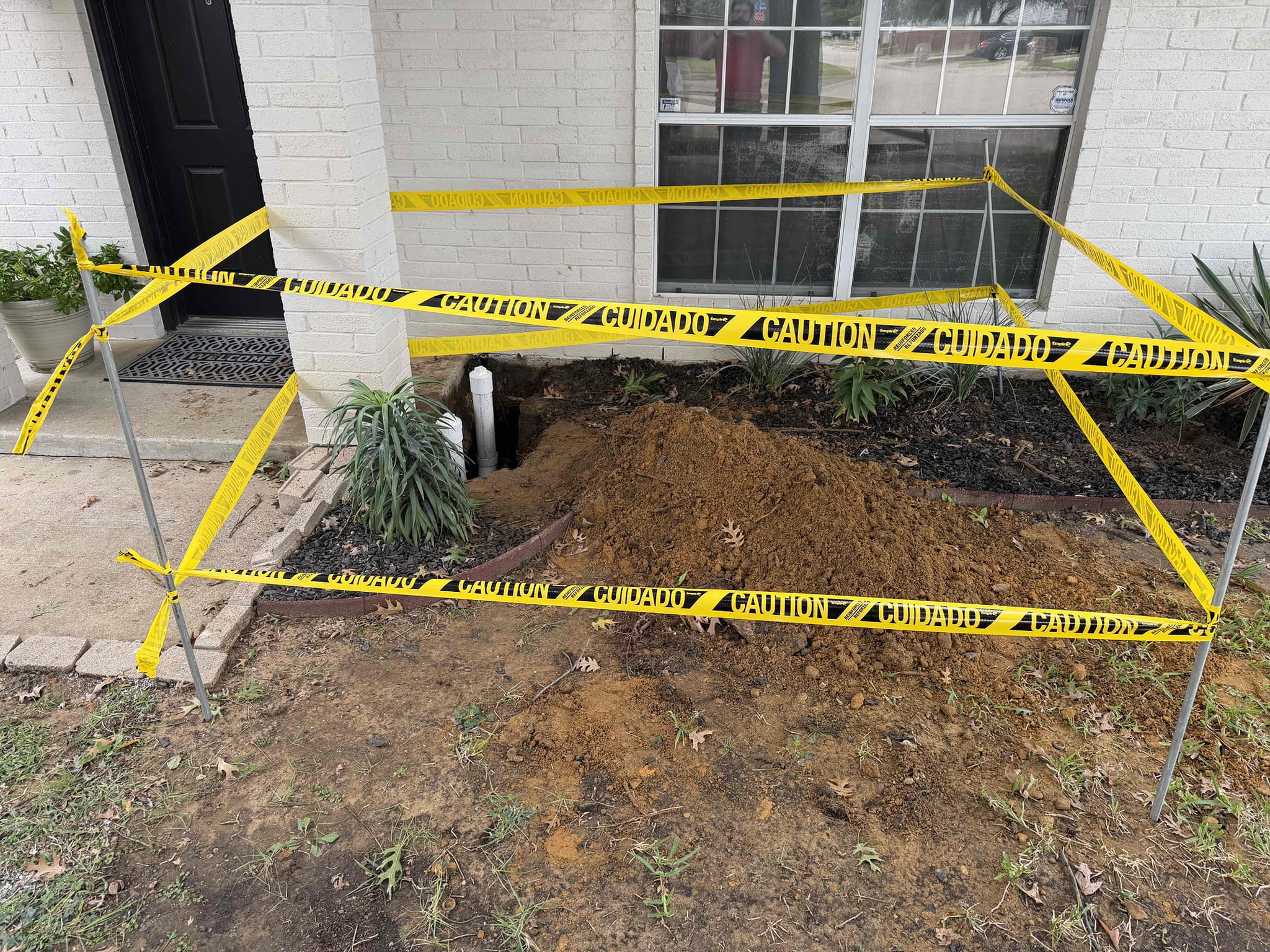 - Attempt to restore drainage from roof due to clog under home.

** if toilet pull is needed price will increase **

Was unable to restore flow to main , attempted multiple times , will be coming back out with supervisor later on when available to run a camera and check what issues are currently in the drain / what needs to be done to repair them.
Bluestake property to locate utilities 
Excavate to expose failed sewer line
Cut out faceted section and replumb in schedule 40 PVC with a new set of clean outs
Pull permits and have it inspected by the city inspector 
Backfill and compact
5 year parts and labor warranty 