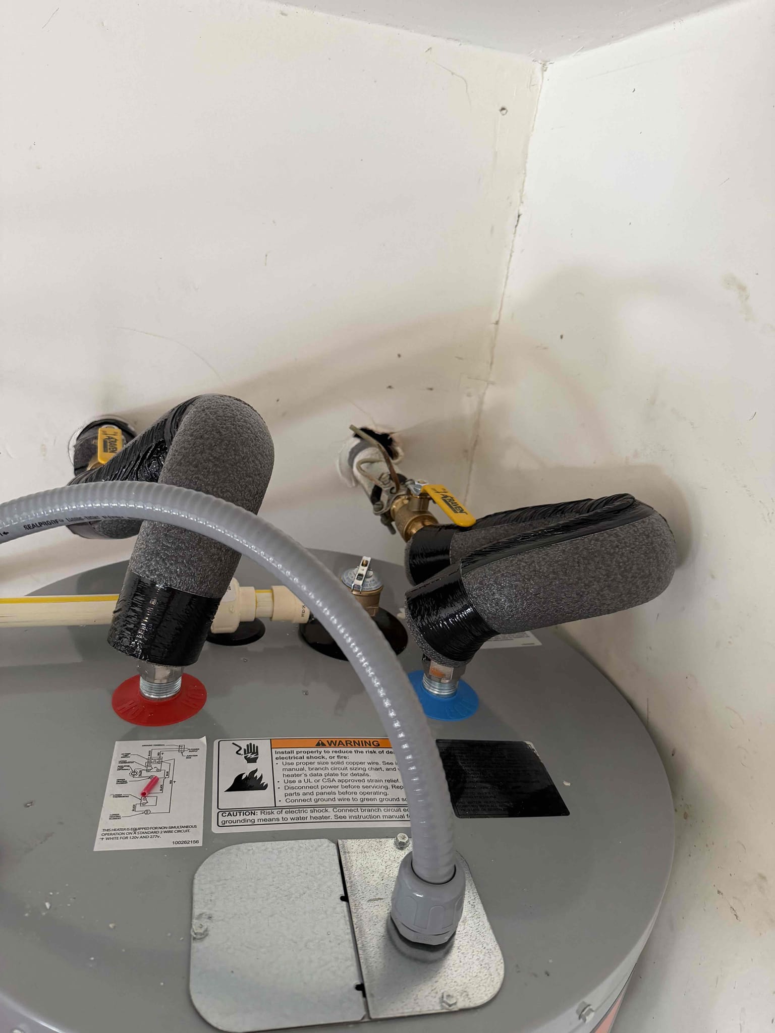 Sent city inspector photos to pass the final inspection. Emailed homeowner copy of inspection.