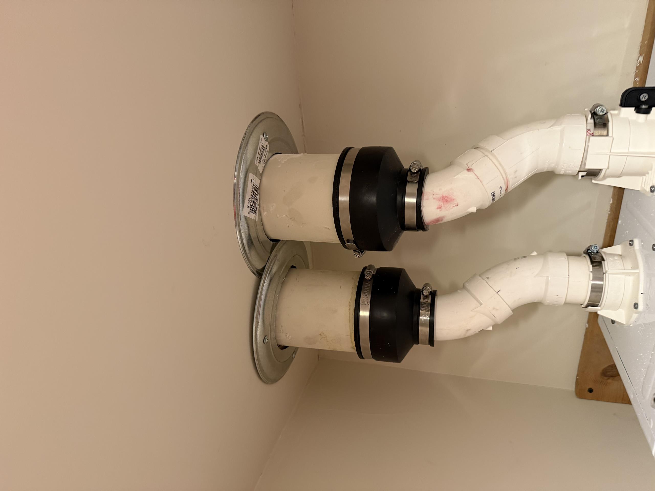 Installed escutcheons wall penetrations and vent collars on vent penetrations. Ready for inspection. Job complete.  Installed escutcheons wall penetrations and vent collars on vent penetrations. Ready for inspection. Job complete.