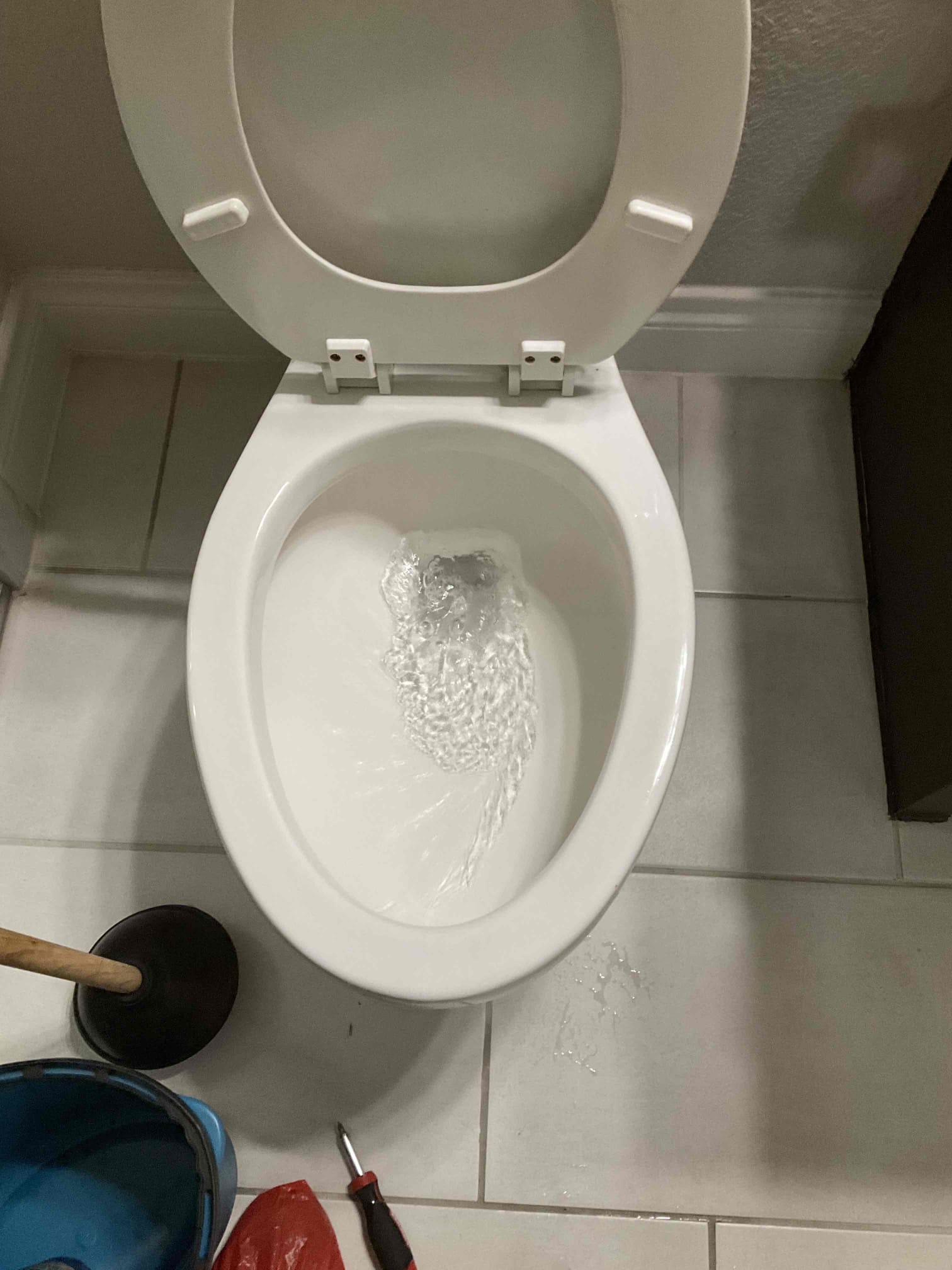 - Attempt to restore flow to whole home due to no/ slow flow currently from main cleanouts in front of home.

Successfully restored flow to home , and tested multiple fixtures everything is currently draining. Cleaned up sons shower due to massive build up when clogged.

No warranty on drain restore.

Gave estimates for additional work due to issue under sink.

Also for camera inspection to check sewer line for issues and cause of backup.

Quotes are good for 30 days.