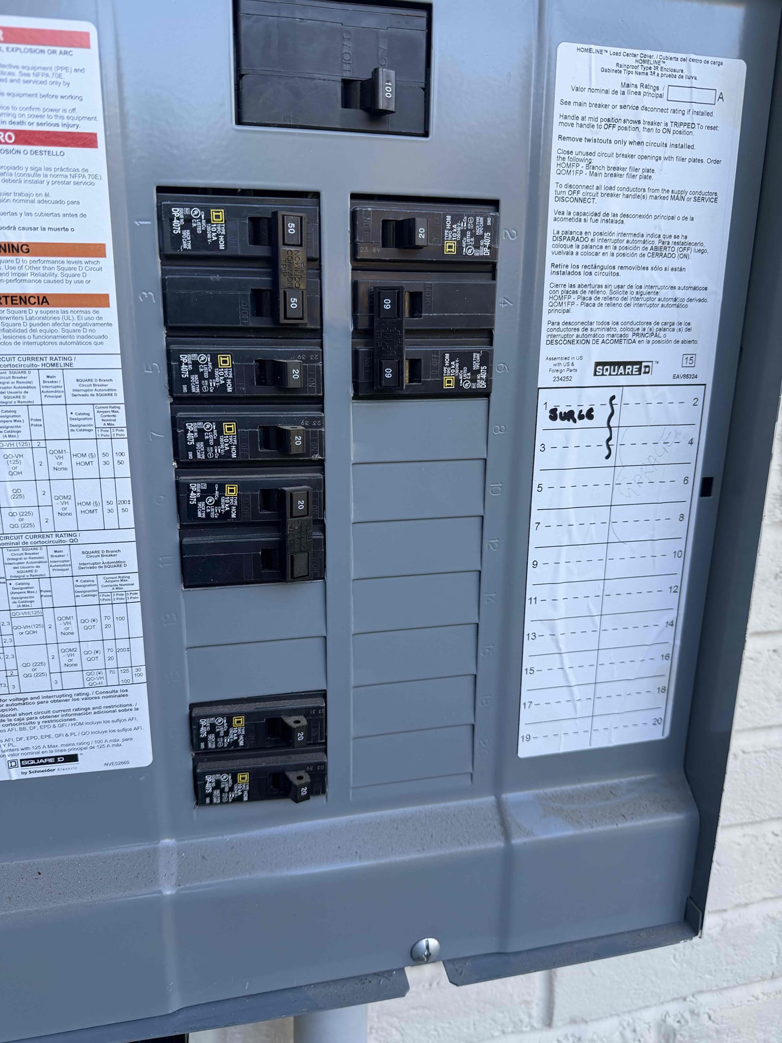 Troubleshooting and replacing gfci, found that there was a bad wire going underground and PVC coming from two gang box 2, single gang box across the pool, controlling pool lights. Barely tucked on one of the wires and saw that it was coming out of the conduit with no problem and very smoothly so pull the rest of the wire out.

2. Install 2 whole home surge protection 
3. Install 2 tandem breakers 

Installed two whole home surge protectors on both outdoor panels and installed tandem breakers to create space in main panel.  Sealed outdoor boxes around pool with silicon to give extra weatherproof protection.  