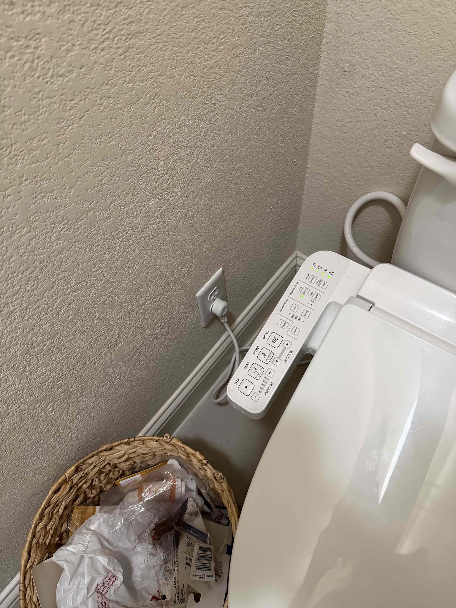 1. Whole home surge protection 
2. Run wire for bidet in bath and cut Sheetrock 
3. Replace dual function breaker x8
4. Replace all plugs outside


Removed gfci for jacuzzi in master closet and ran new power down and through wall making multiple cuts in Sheetrock to get wires through studs, and installed outlet for bidet in commode room.  Replaced 8 breakers with code required dual function AFCI/GFCI breakers.  Installed whole home surge protection on panel, and opened and weatherproofed every outlet on the outside of the home.   Back porch outlet has surge strip plugged into exposed to elements recommended to customer to find alternative option for set up do to reason for gfci tripping and customer understands.