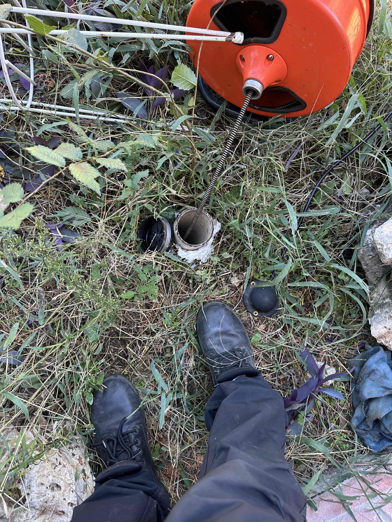 - attempt to pop clog on main sewer line due to whole home blockage.

No warranty 

Successfully popped clog in piping , pulled back lots of paper towels, explained to customer that there is a bigger issue in piping and it needs to be inspected with a camera to figure out what the issue is and a solution for repairs. Customer is going to hold off on camera inspection currently.

Quotes are good for 30 days.