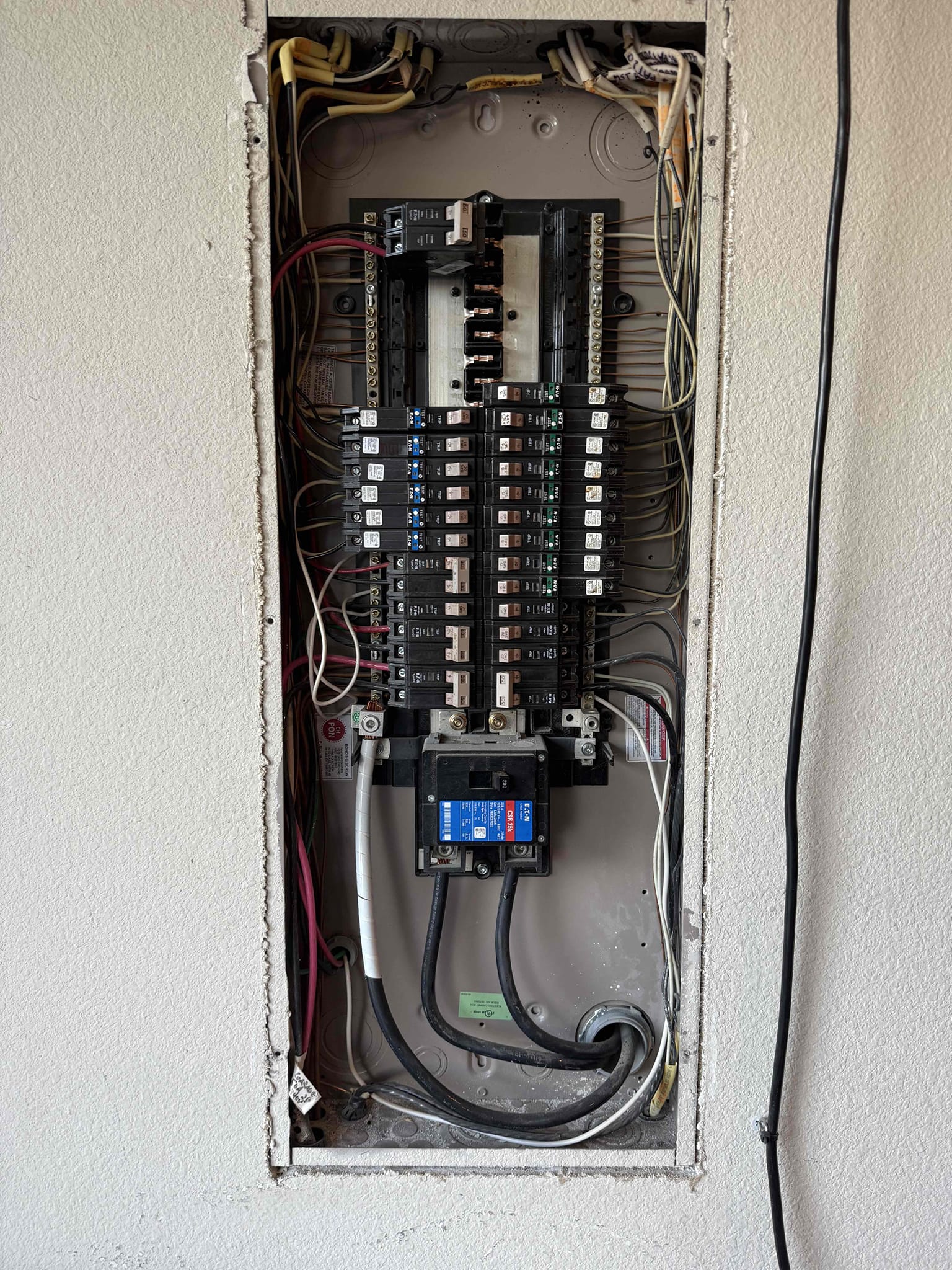 Customer had a fridge tripping a dual function, 20 amp breaker in the CH panel. Replace the dual function breaker and felt that the wires were loose in the breaker which definitely could be the root of the problem. Also replaced the fridge plug and checked voltage and make sure everything was good and everything checked out perfect. Explain to customer that if it keeps tripping the dual function breaker that has been replaced in this brand new and covered under warranty that there would be an issue with the fridge and we need to contact a appliance guy