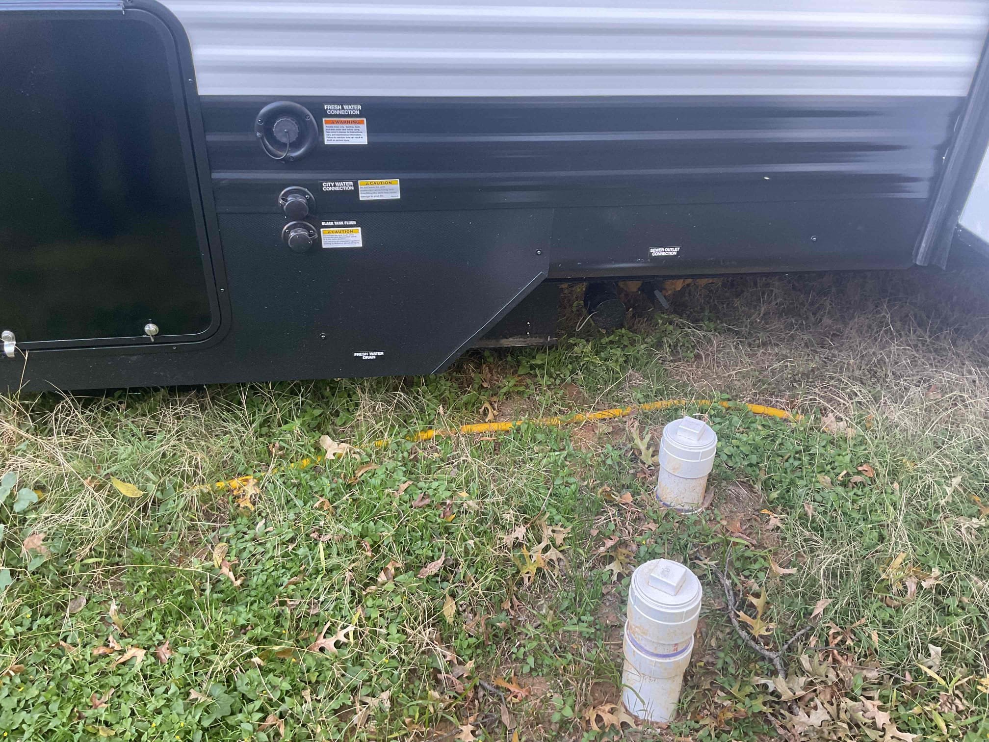 Warranty call- advised customer about previous scope of work and wrote out estimate to accomplish adding a pressurized fresh water source to camper trailer in backyard. Customer declined estimate at this time and is planning to run a water hose to fill holding tank on camper. 