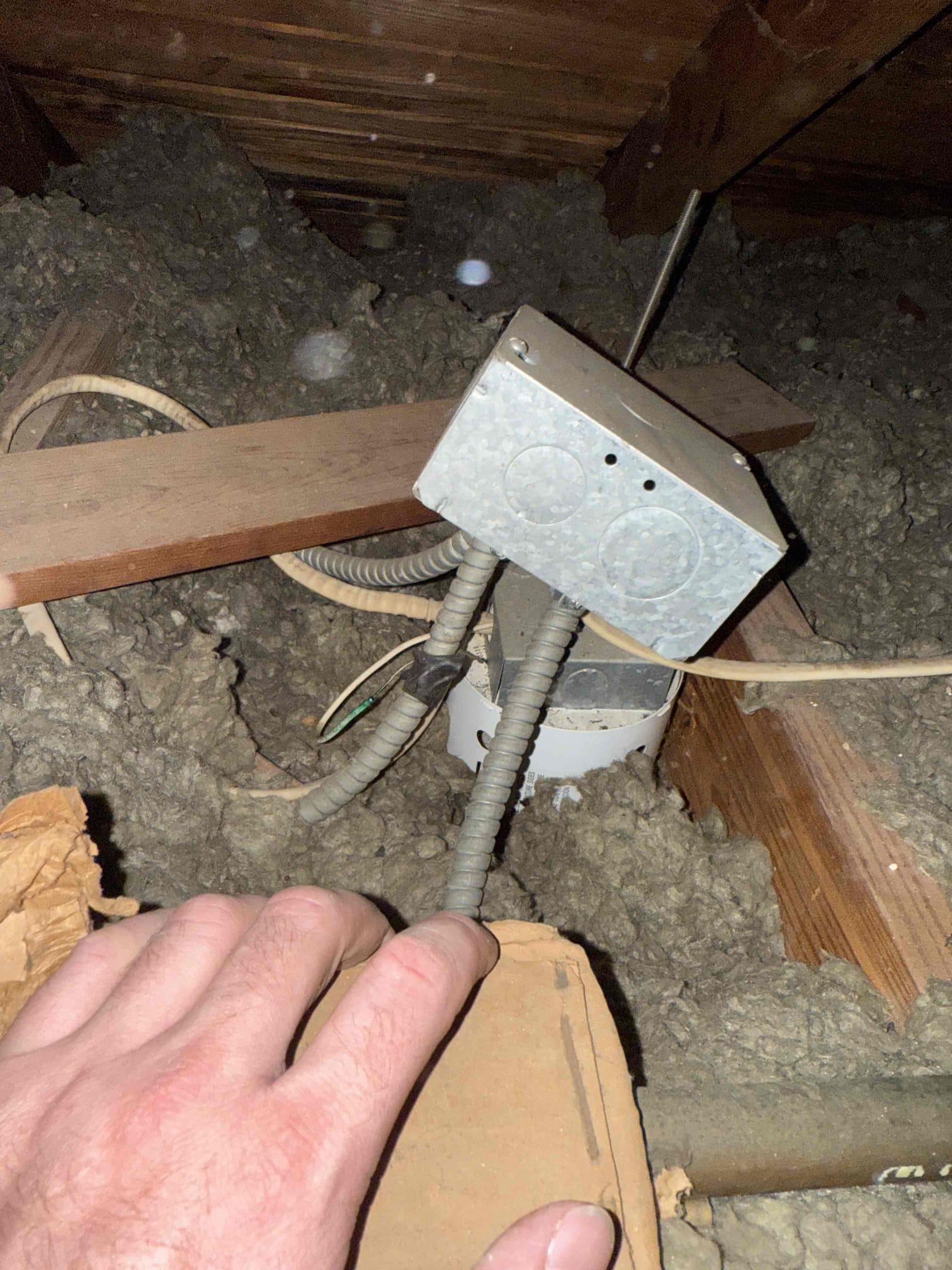 Customer had a tree fall on her powerline and ripped off her meter off of the wall, so did the safety inspection and noticed that she has old BX wire in the walls and there were other concerns and issues that we would have to address to be able to restore power. We are going to return next Wednesday between 10 and one with a manager to figure out best routes to address the situation.