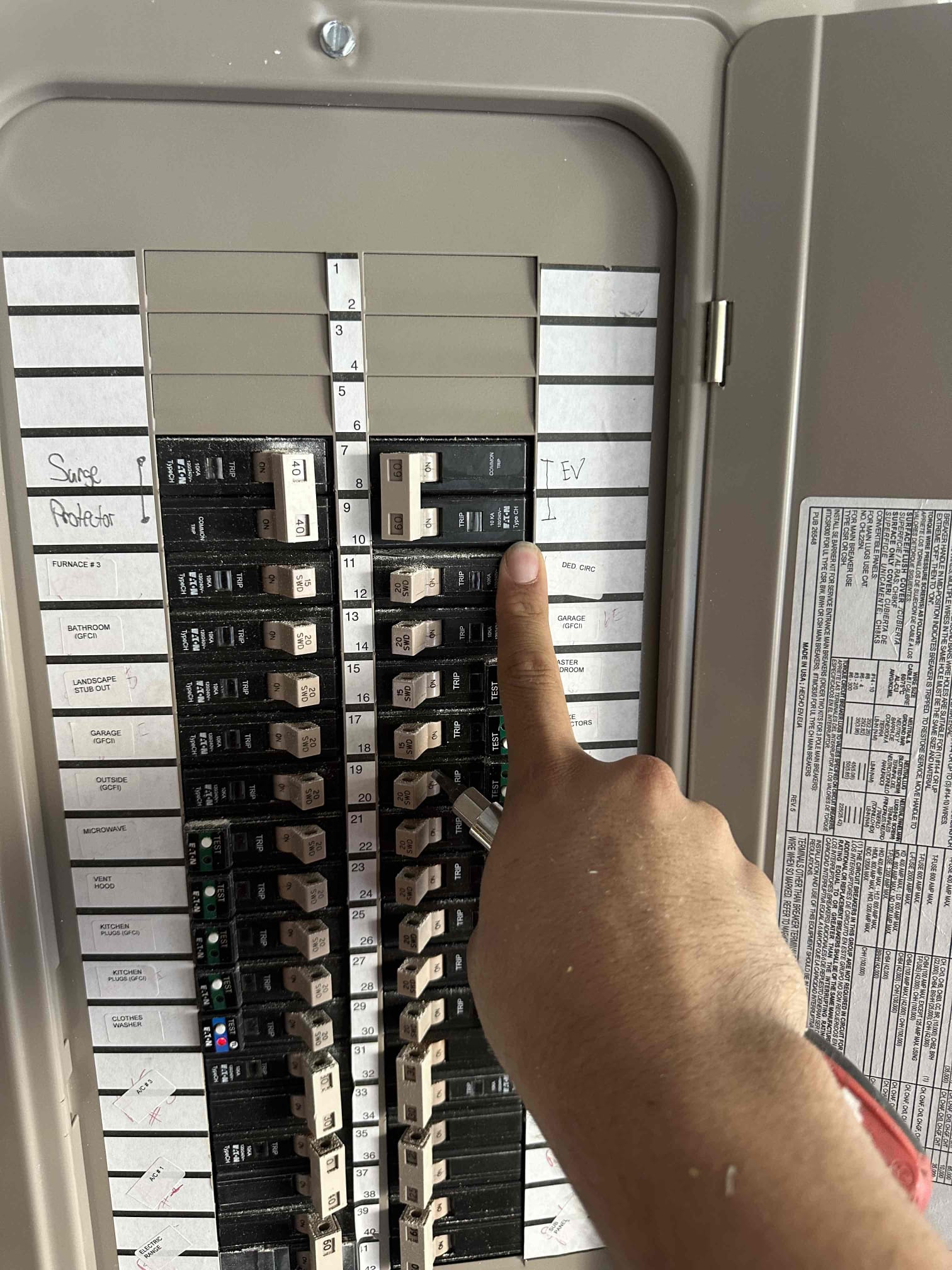 Ran dedicated 60 amp circuit to car charger in garage turned power on tested voltage at car charger made sure we where getting 240v customer did not have car here to test charger will test it once car is here. Customer was 100% happy and satisfied with todays service.