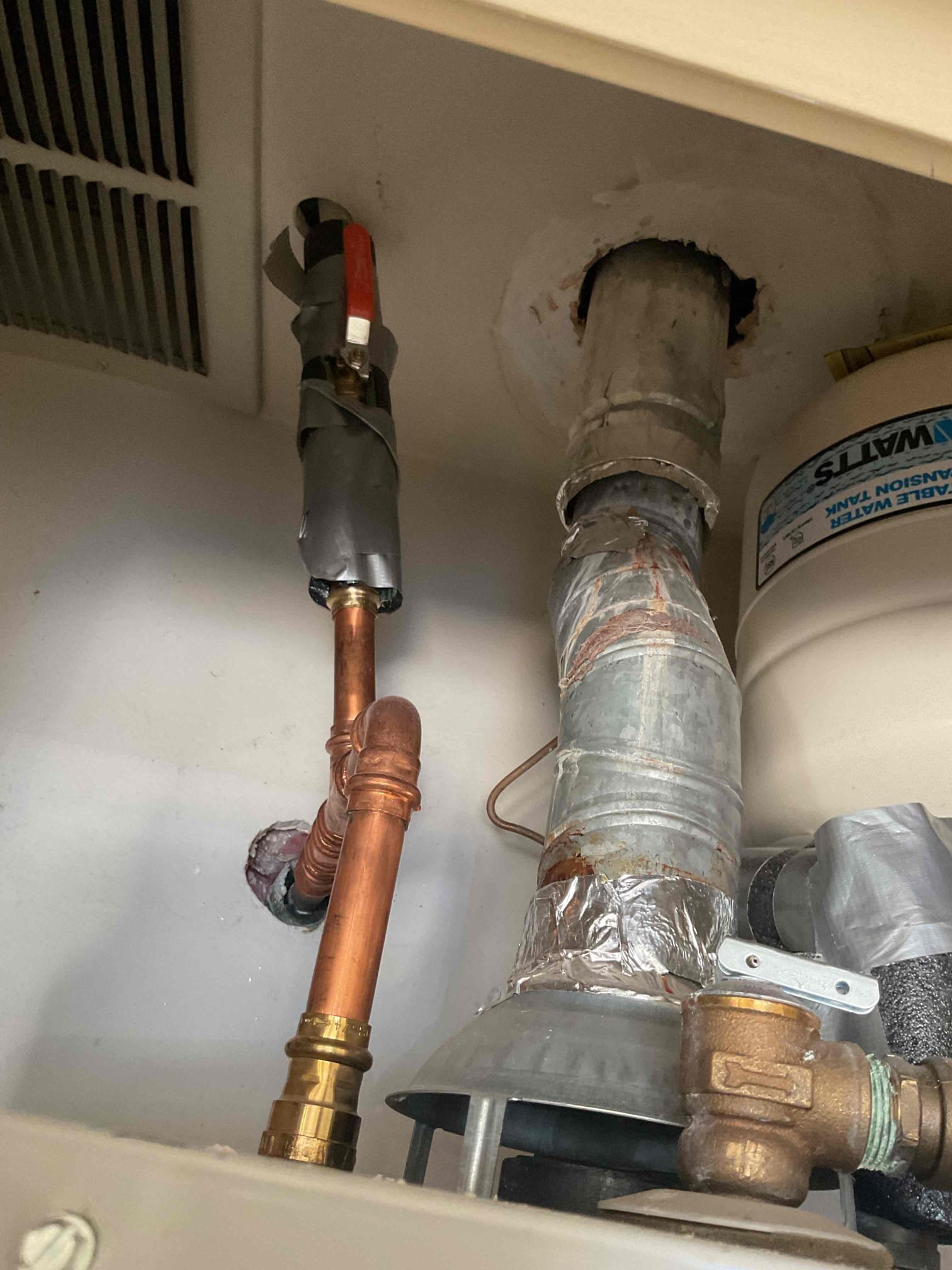 Gave customer estimates to replace water heater. Customer is planning to get another estimate on Wednesday from a different company before making a decision. 