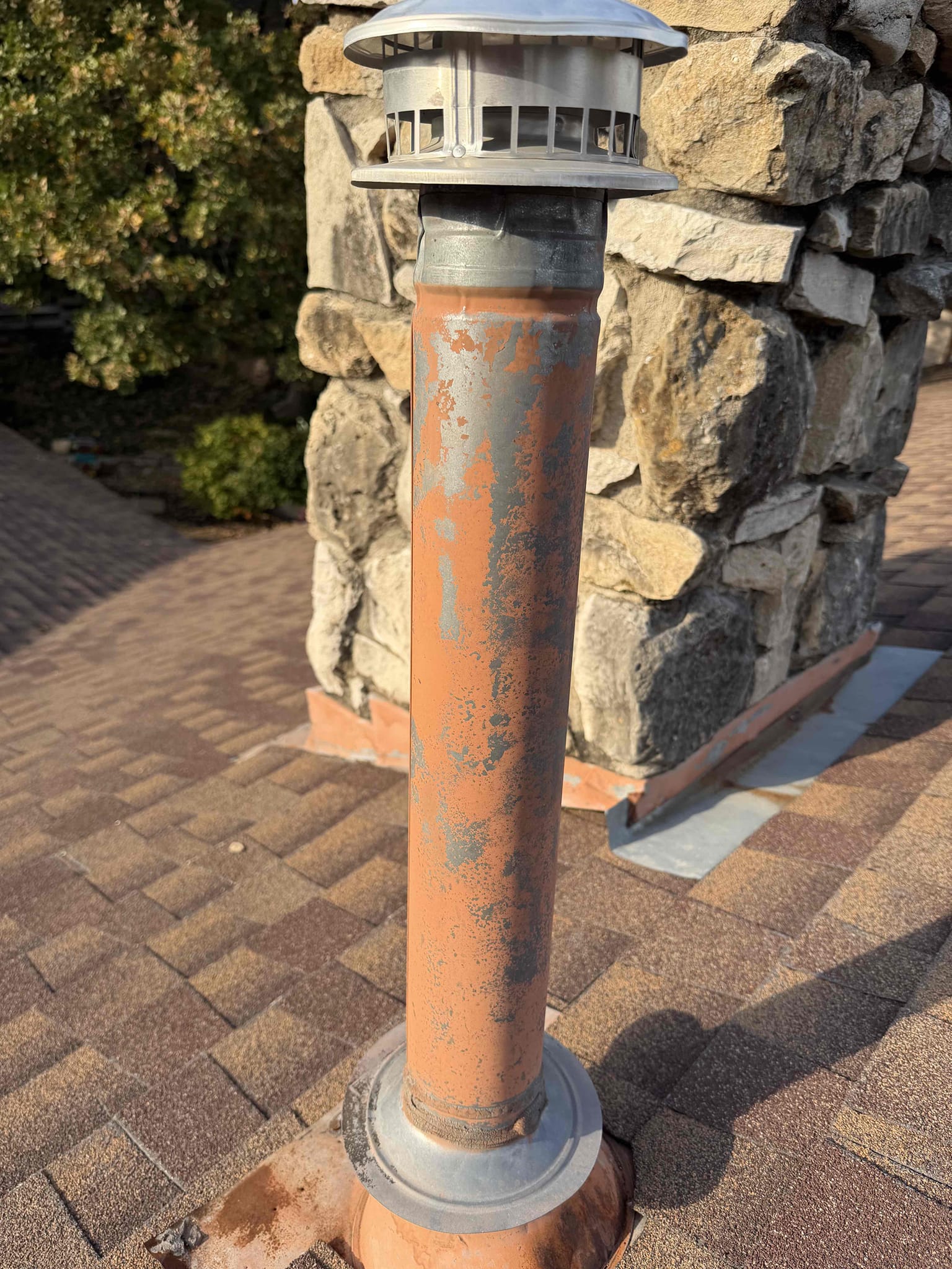 Remove and dispose of existing tank water heater in attic. Install professional grade tank water heater. Replace water shutoff and supply lines. Replace emergency pan and reconnect to existing pan drain. Reconnect to existing exhaust pipe and t&p discharge piping. Install flood protection device. Provide city permit and inspection. Pull and reset wobbly toilet in master bathroom. 

Pulled and re set master bath toilet and ensured no rock or wobble. Applied sealant to base of toilet. Installed 50 gallon gas water heater in attic with flood stop device. 6 year warranty on parts and labor. Paid with card. Job complete. 