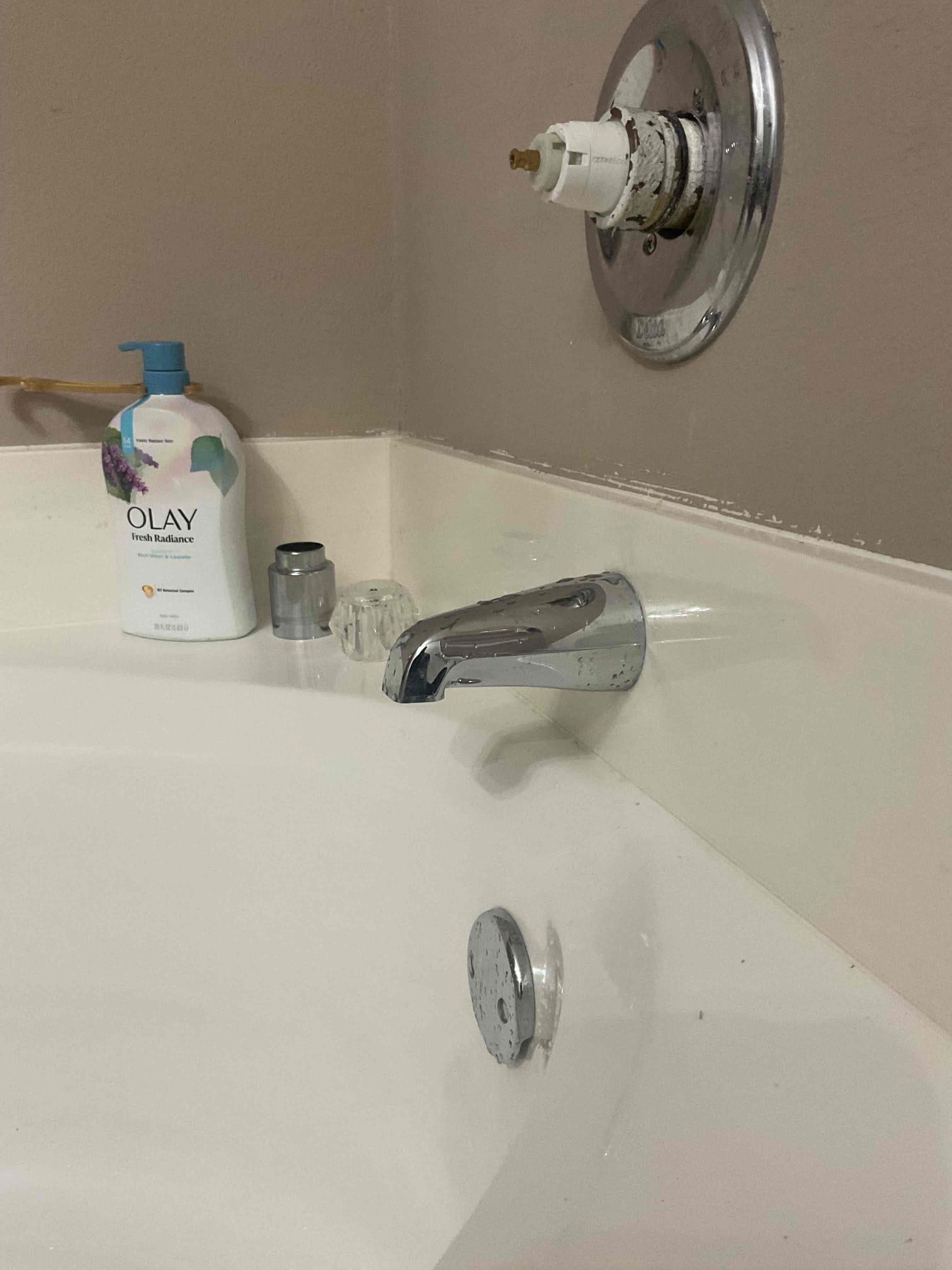 Replaced two delta brand shower valve cartridges in primary bathroom. 5 year warranty on parts and labor. 