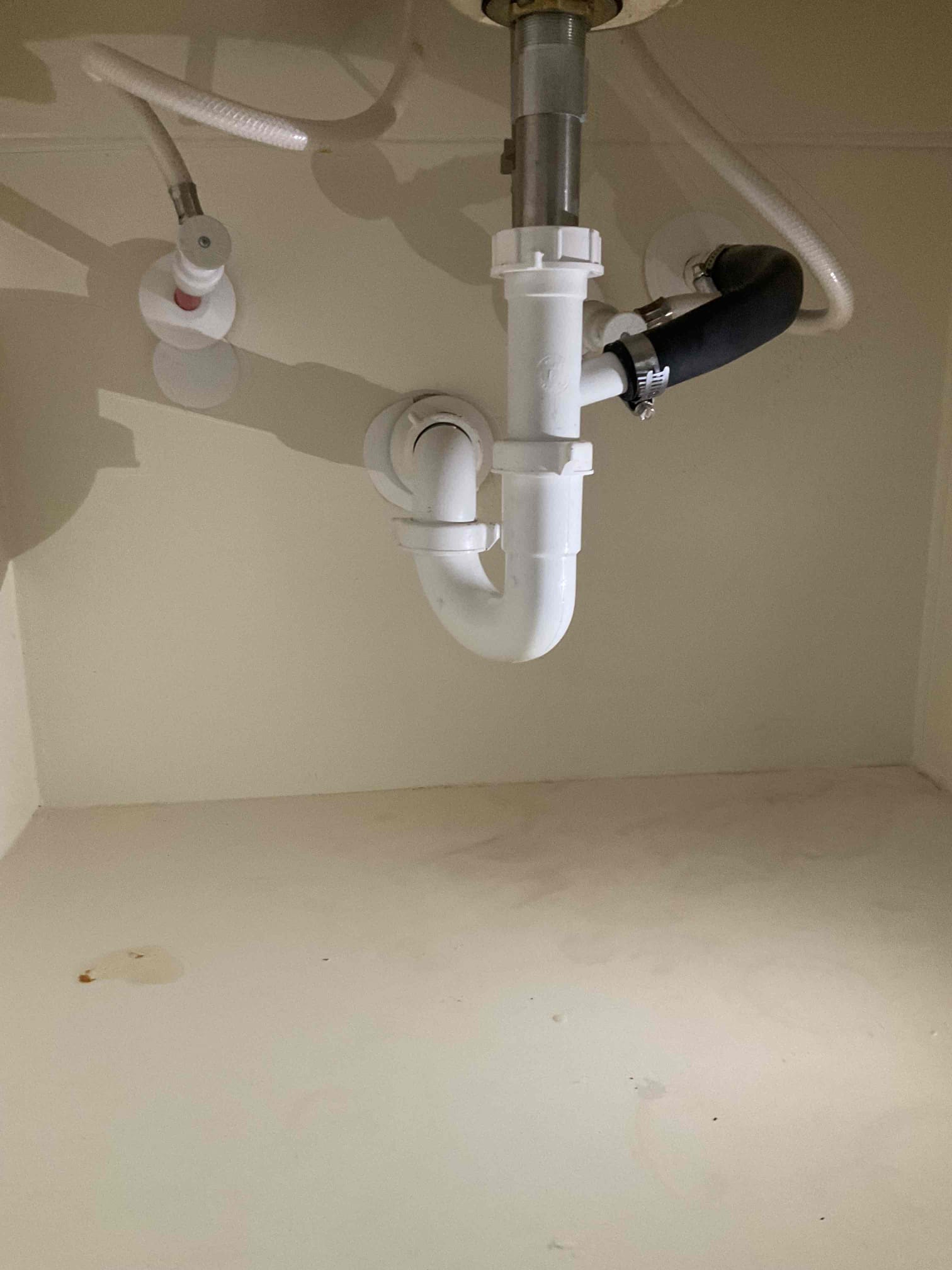 - attempt to pop clog on upstairs bathroom lavatory ( near stairs ) due to very slow drainage currently.

Was able to successfully restore flow and tested multiple times.

Daughter had to leave so I showed the mom the sink flow and under the sink

Cleaned up tools and trash

No warranty on drain cable